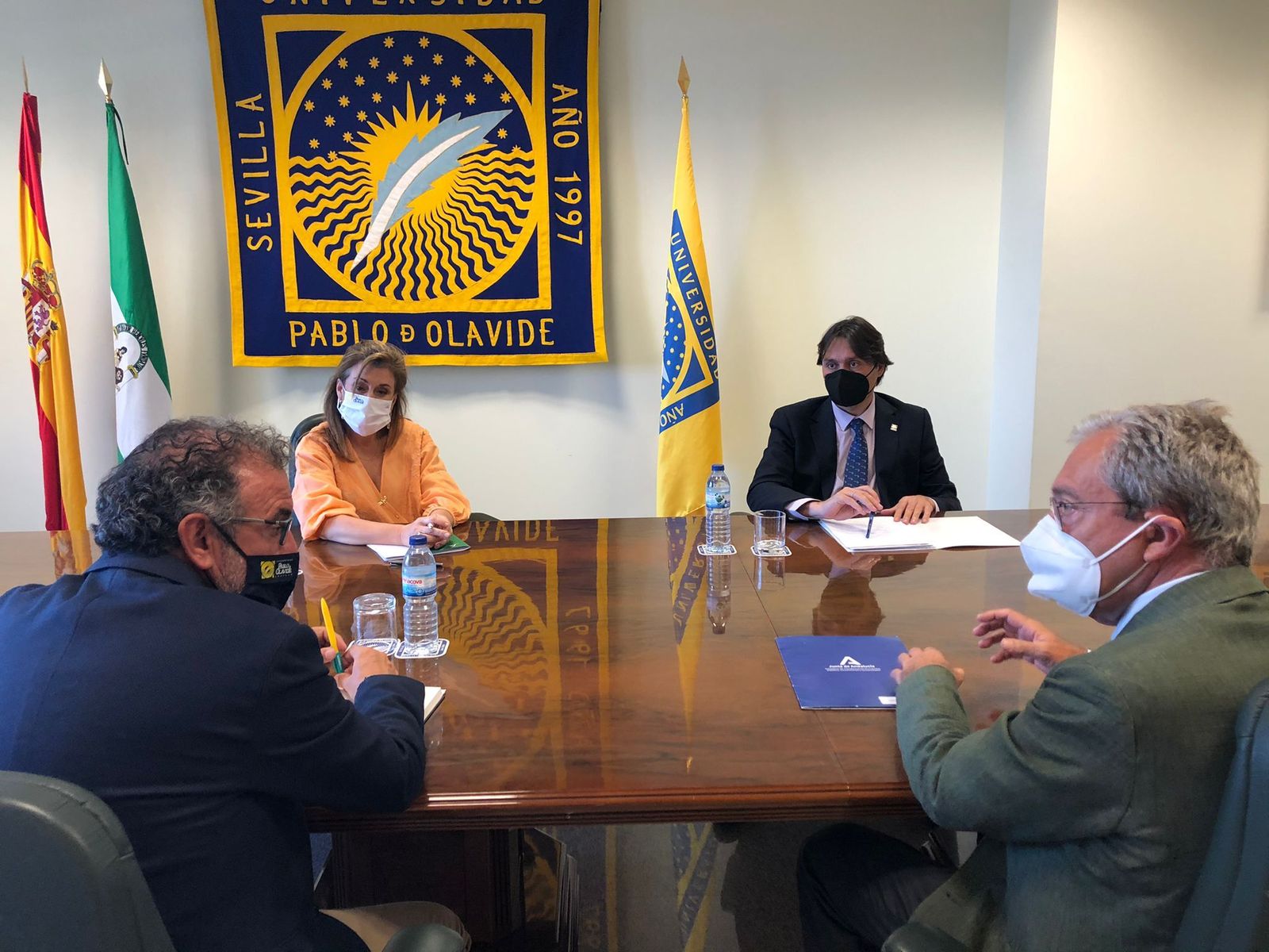 Reunión entre la Consejería de Universidades y la UPO.