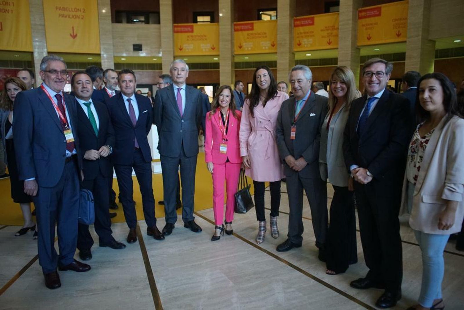Delegación del Puerto de Huelva en el salón minero en Sevilla.