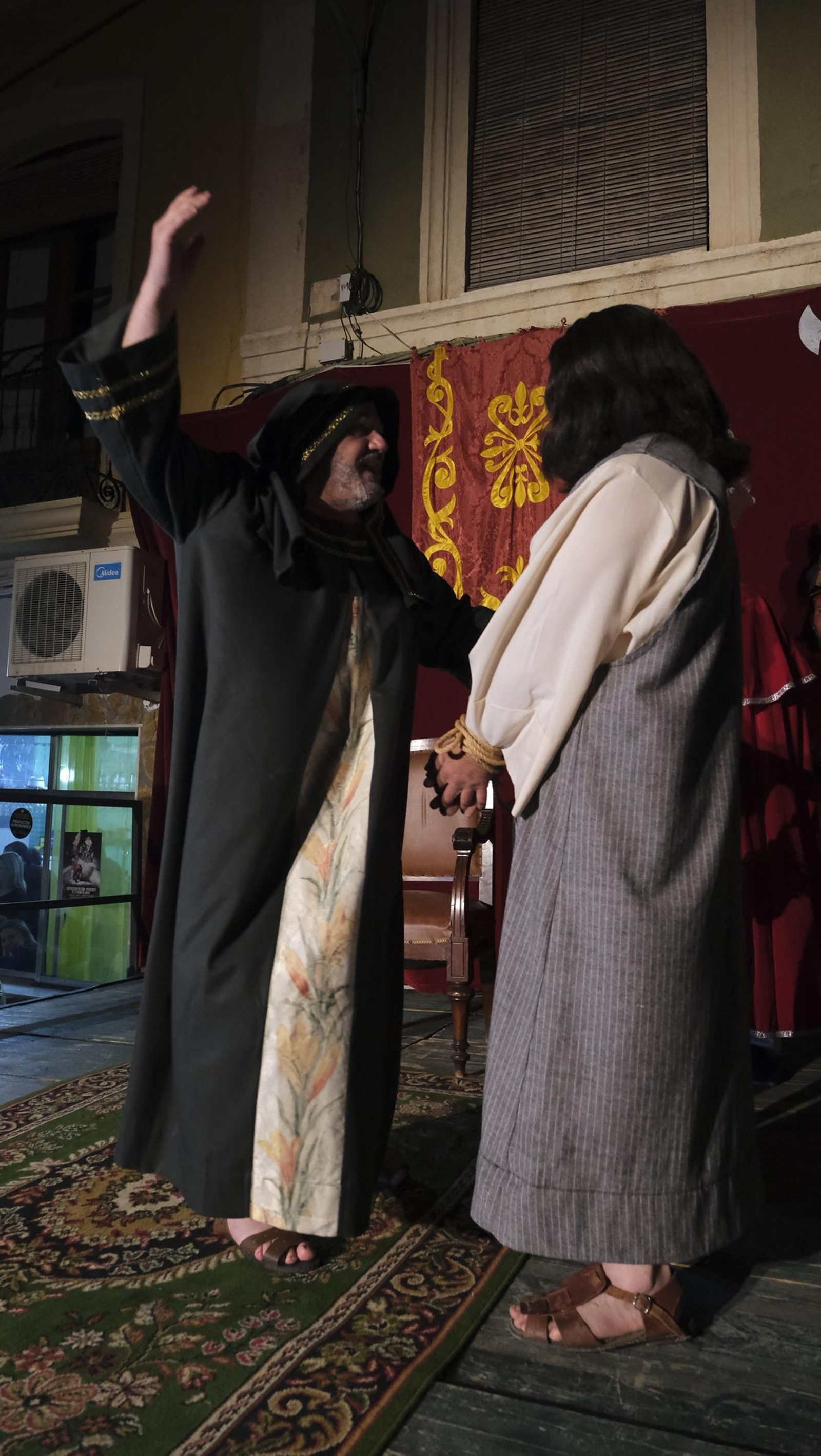 Imágenes de la Pasión Viviente en la Semana Santa de Gádor 2023