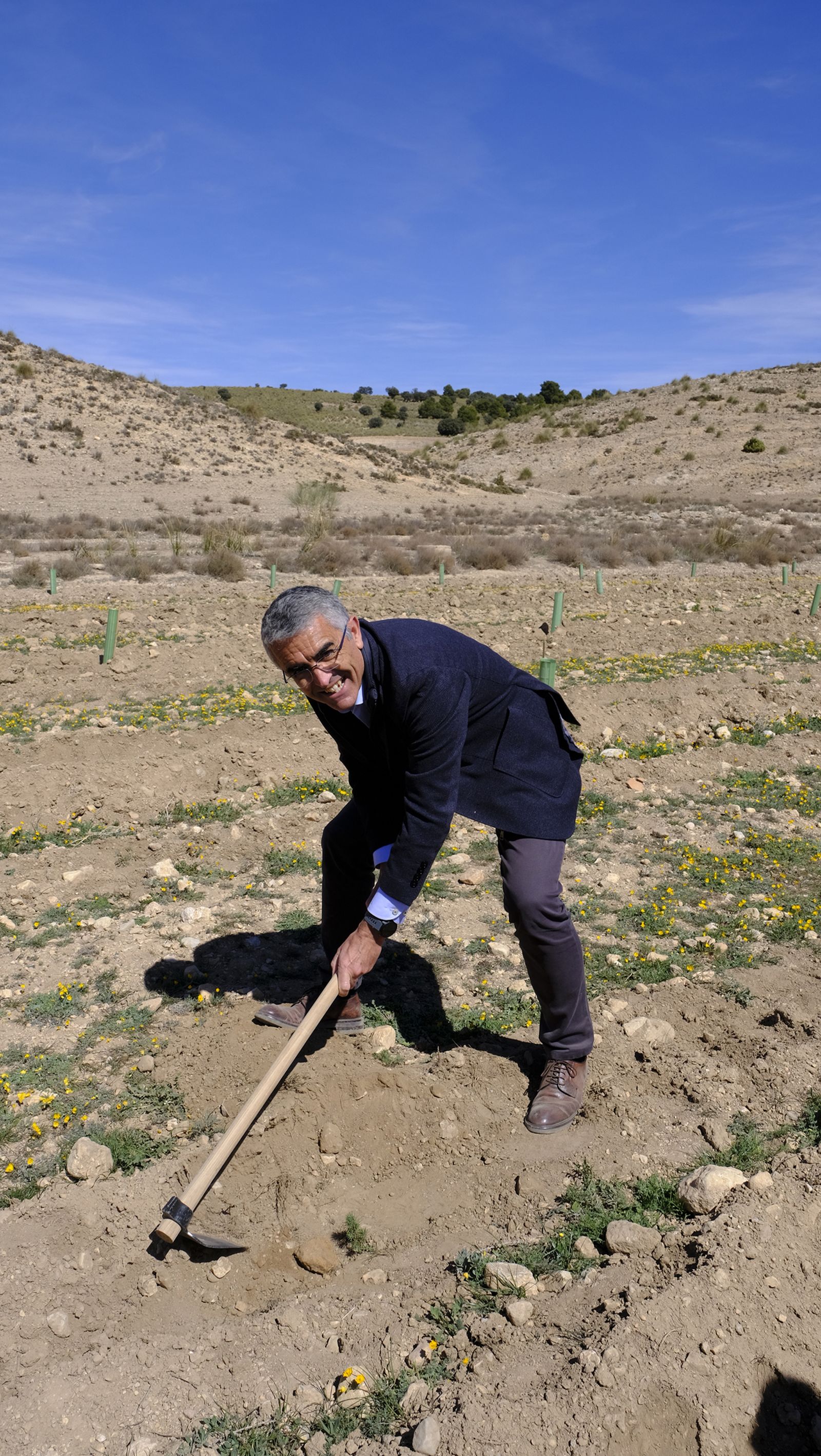 Cajamar pone 'la primera planta' para la reforestación de Sierra María-Los Vélez