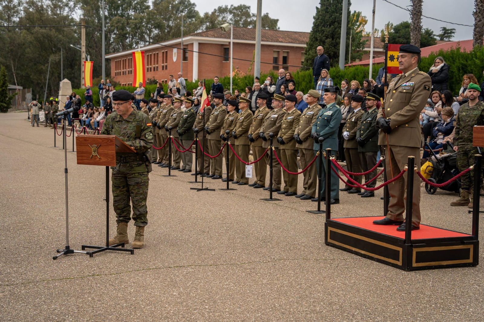 Intervención del jefe del contingente.