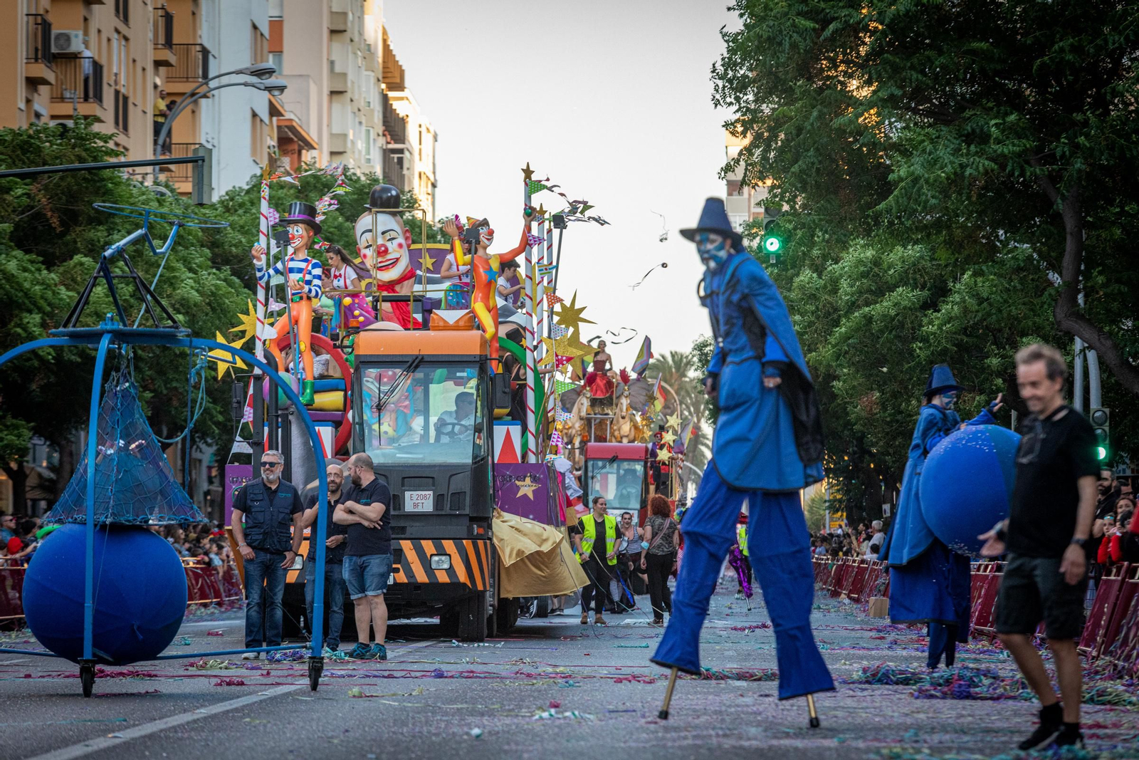 La cabalgata del Carnaval de Cádiz 2022, en imágenes