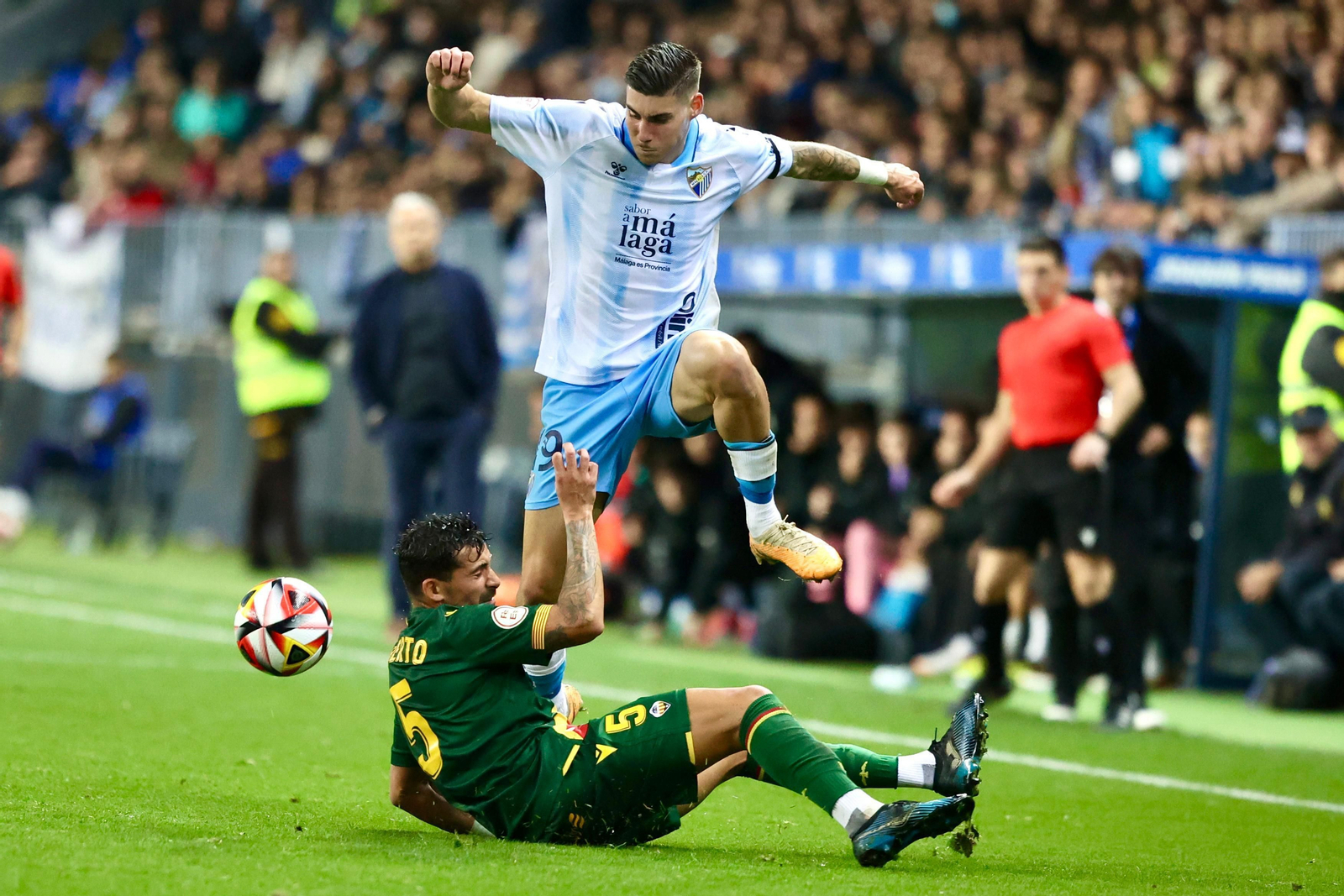 El Málaga CF - Castellón, en fotos
