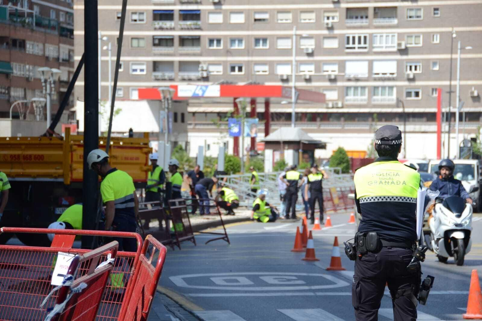 Así se prepara la zona del desfile de las Fuerzas Armadas