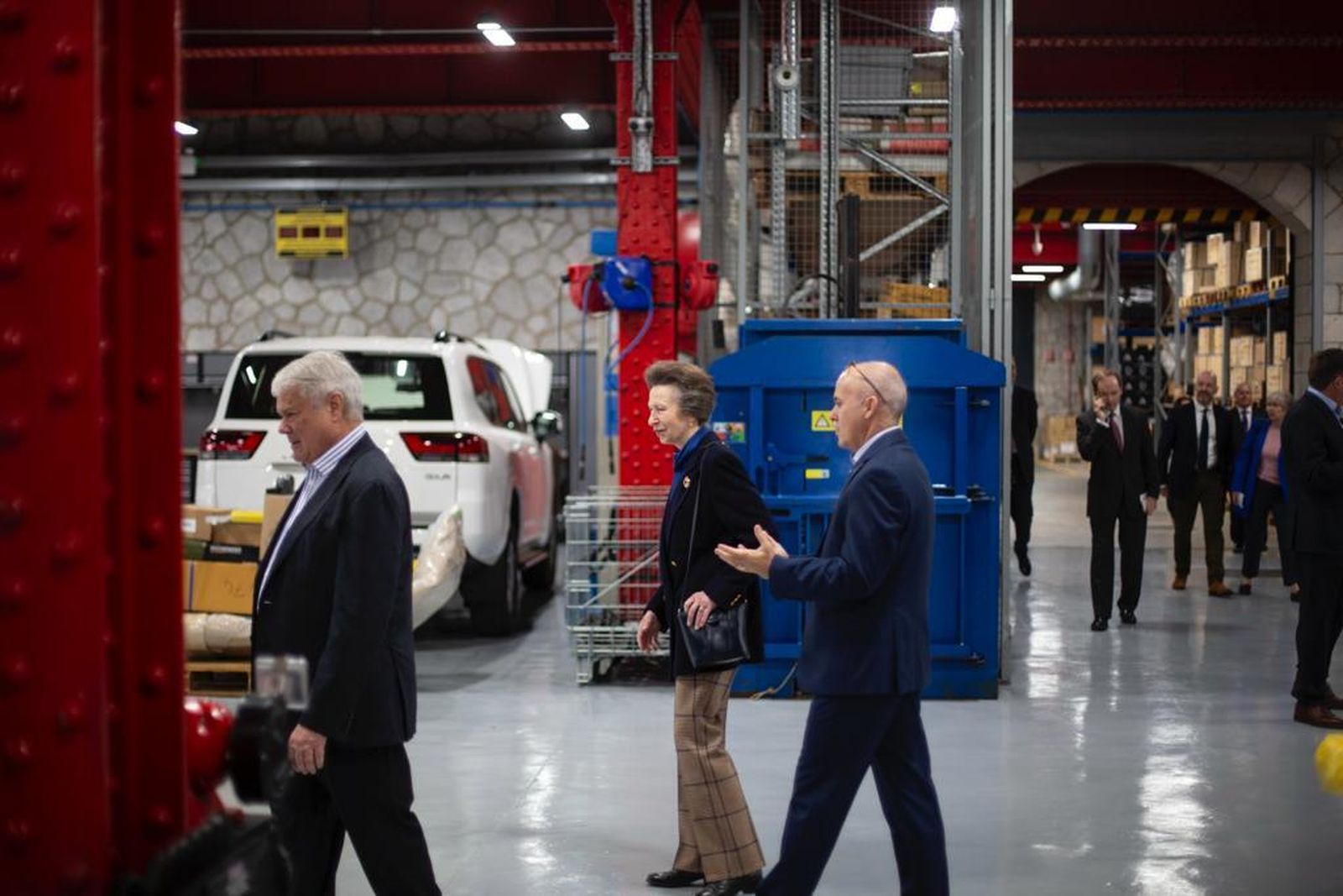 Las fotos de la visita de la princesa Ana de Inglaterra a Gibraltar