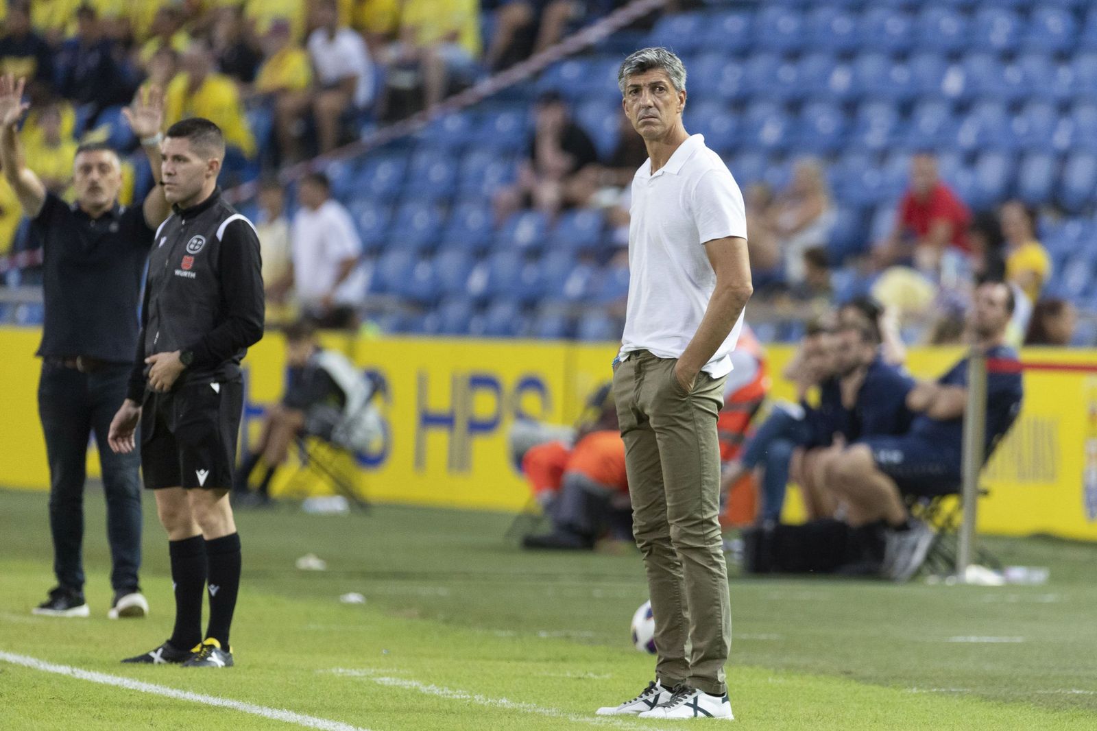 Imanol Alguacil en el duelo ante Las Palmas.