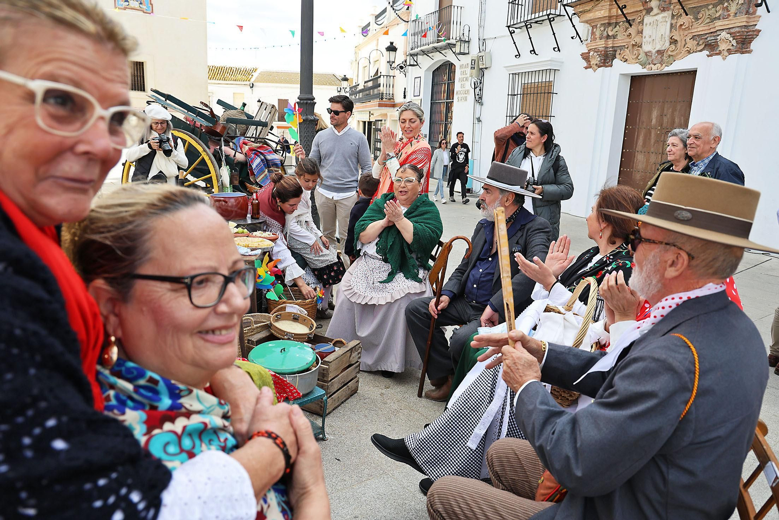 Imágenes del ambiente en la Feria de Época 1900 de Moguer