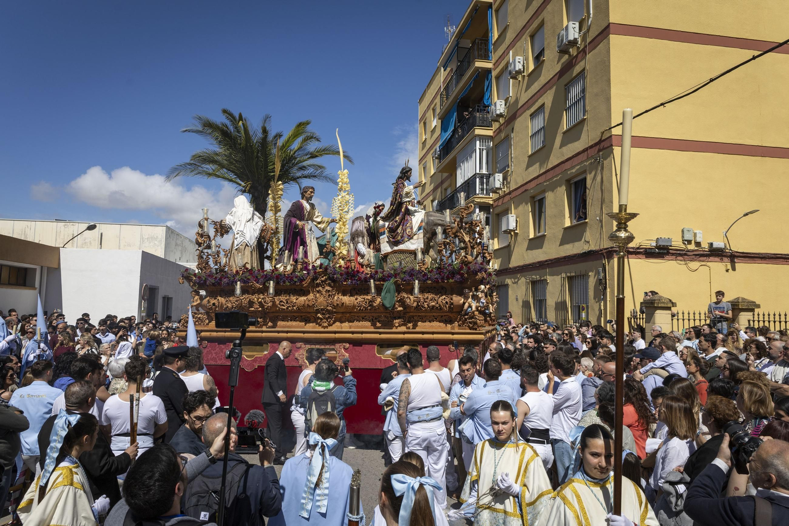 Imágenes de la salida de la Borriquita en la Semana Santa de El Puerto 2025
