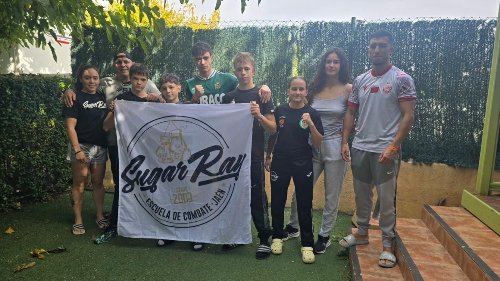 Equipo del Club Sugar Ray Jaén en Palencia.