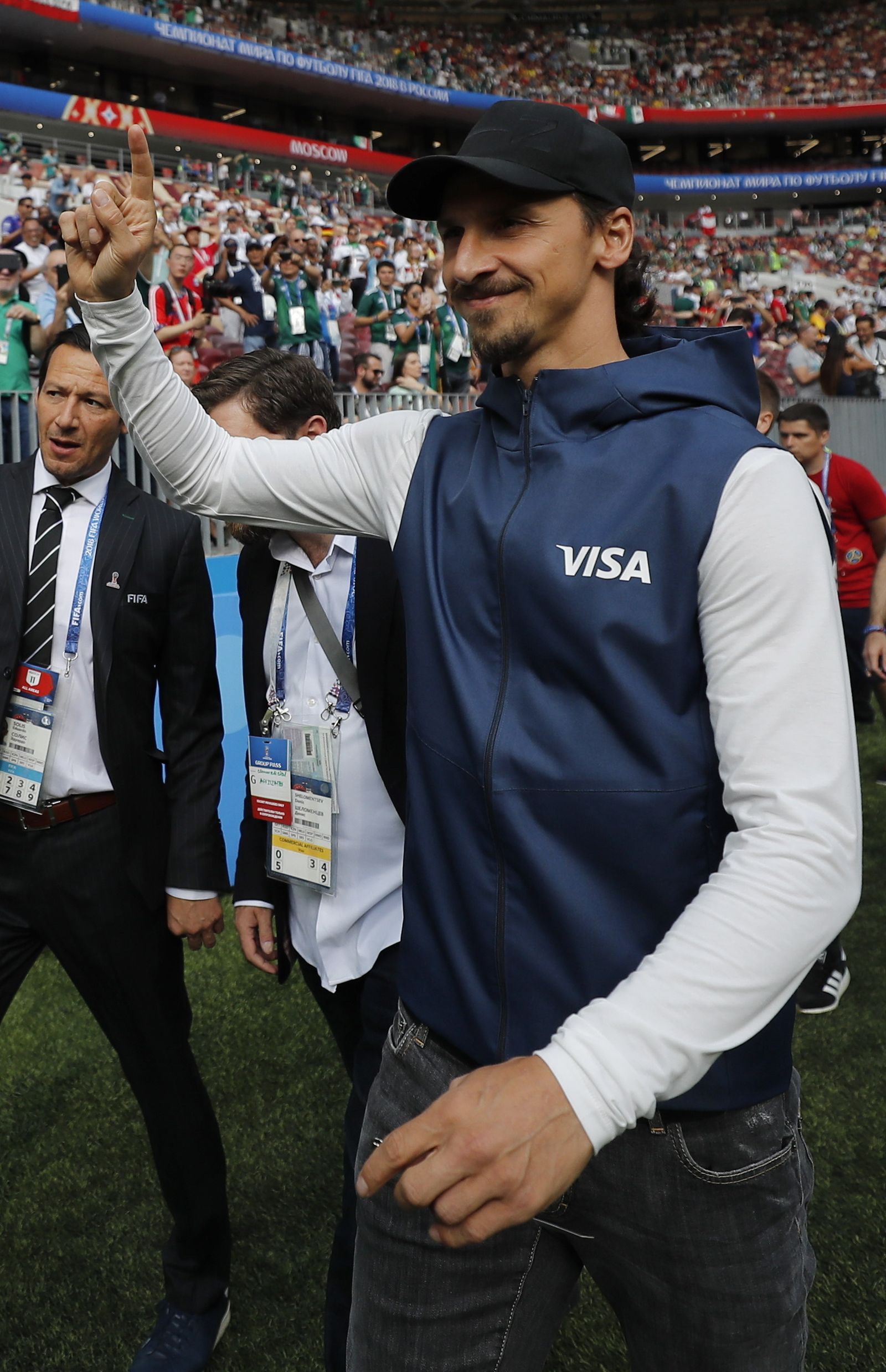 Zlatan Ibrahimovic, en Rusia.