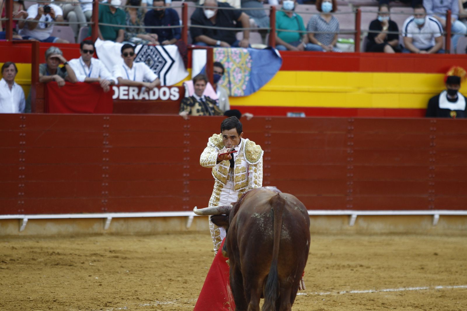 Fotogalería corrida de toros. Cayetano Rivera, Paco Ureña y Roca Rey. Roquetas de Mar.