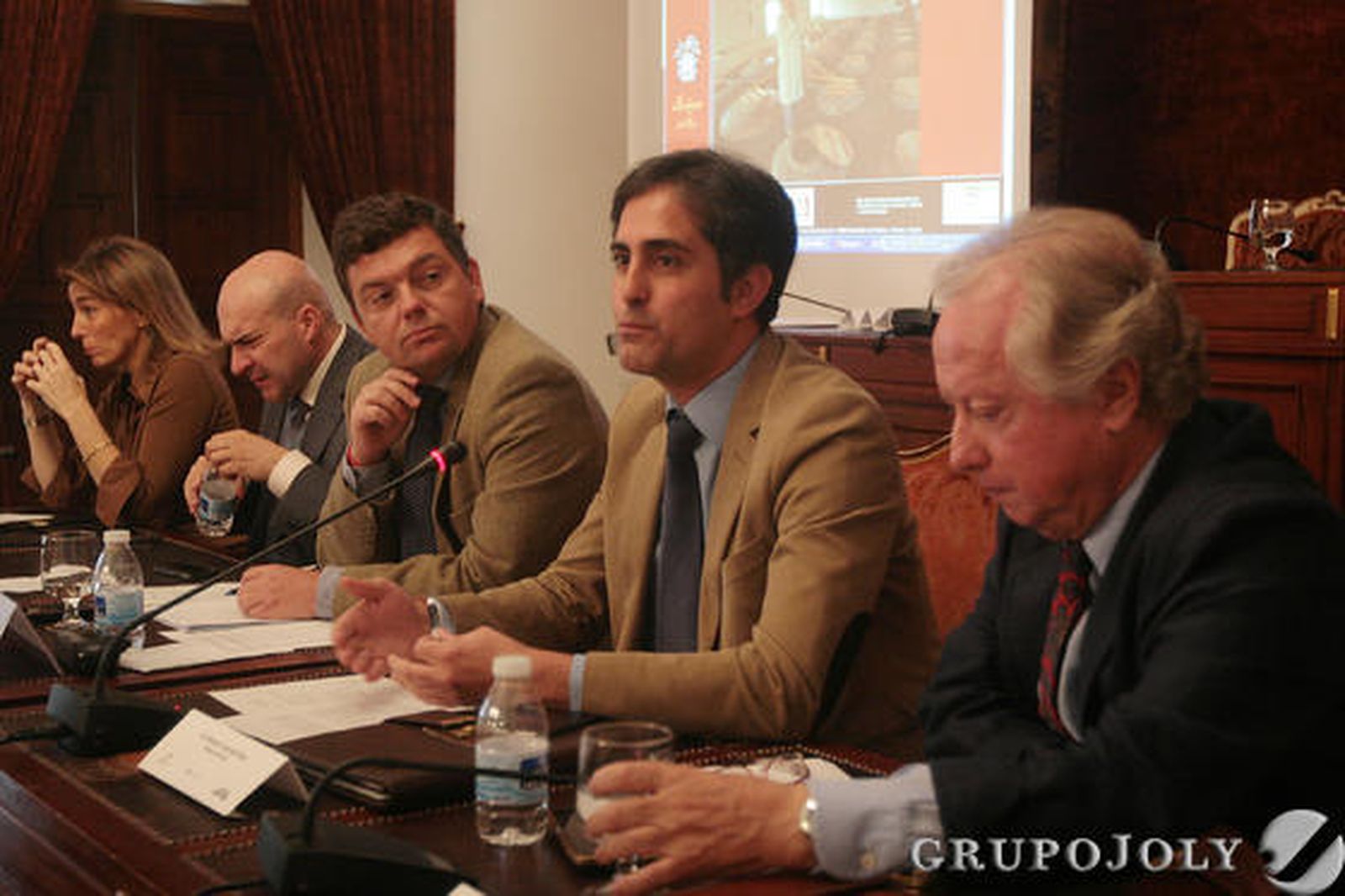 Soledad Serrano, Juan Antonio Caballero, Manuel Luis del Pino y Andrés López. 

Foto: Barrionuevo