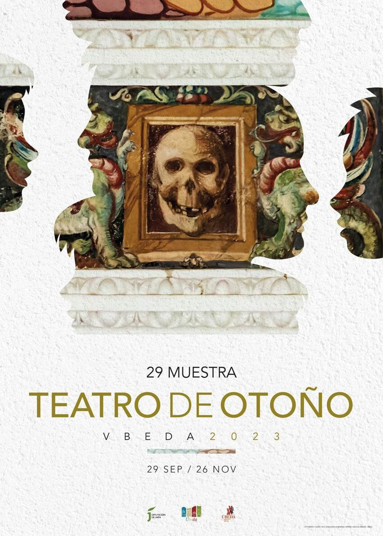 Cartel oficial de la 29ª Muestra de Teatro de Otoño de Úbeda.