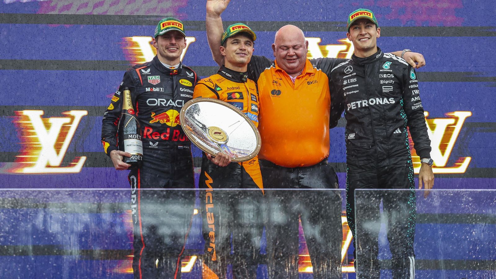 Los fotos del arranque de la Fórmula 1 en Melbourne