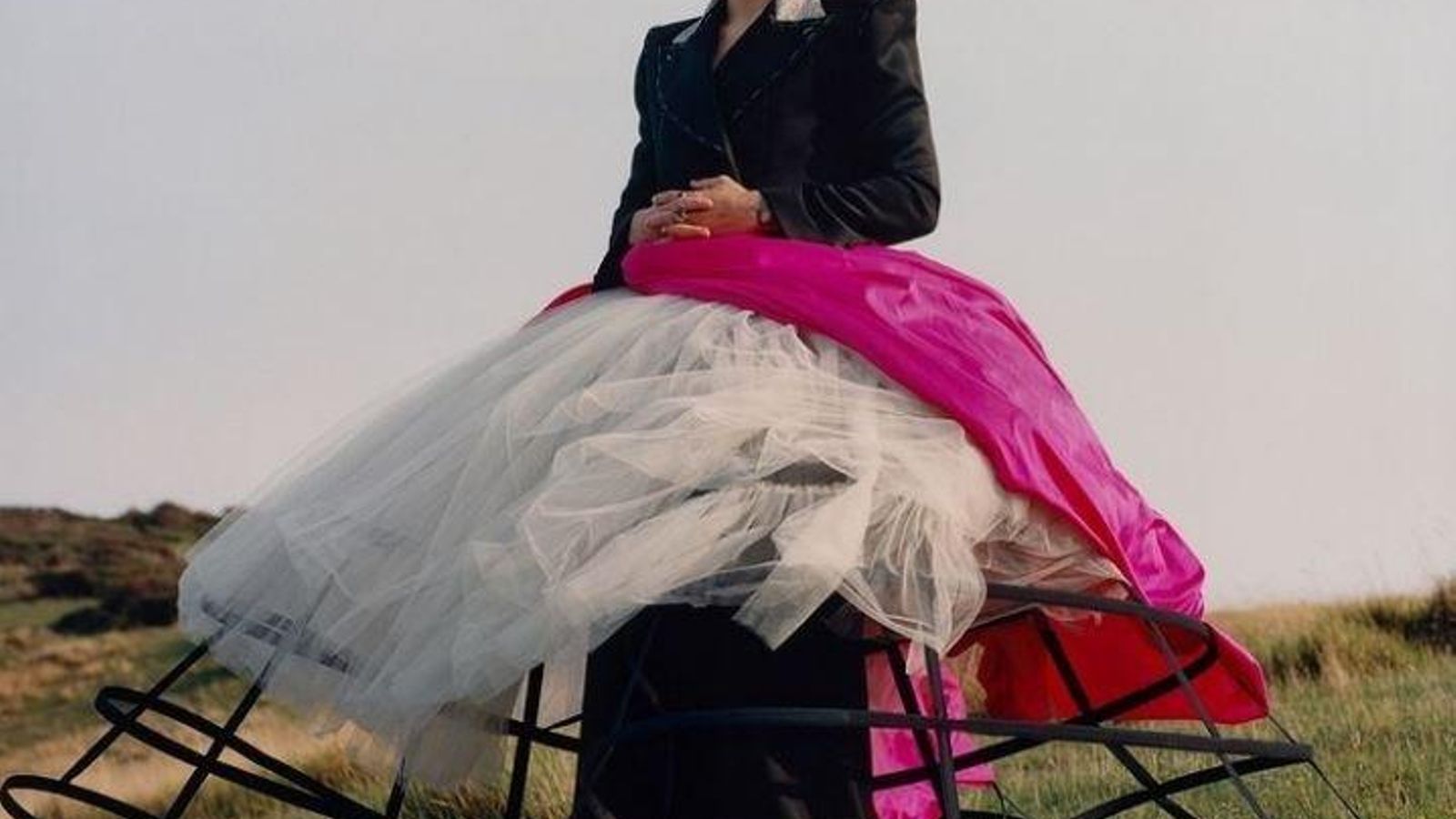 Styles, en una foto de su reportaje en Vogue.