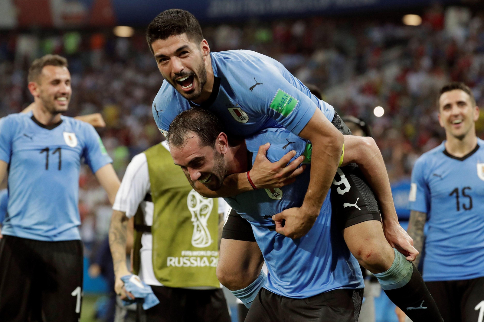 Las imágenes del Uruguay-Portugal