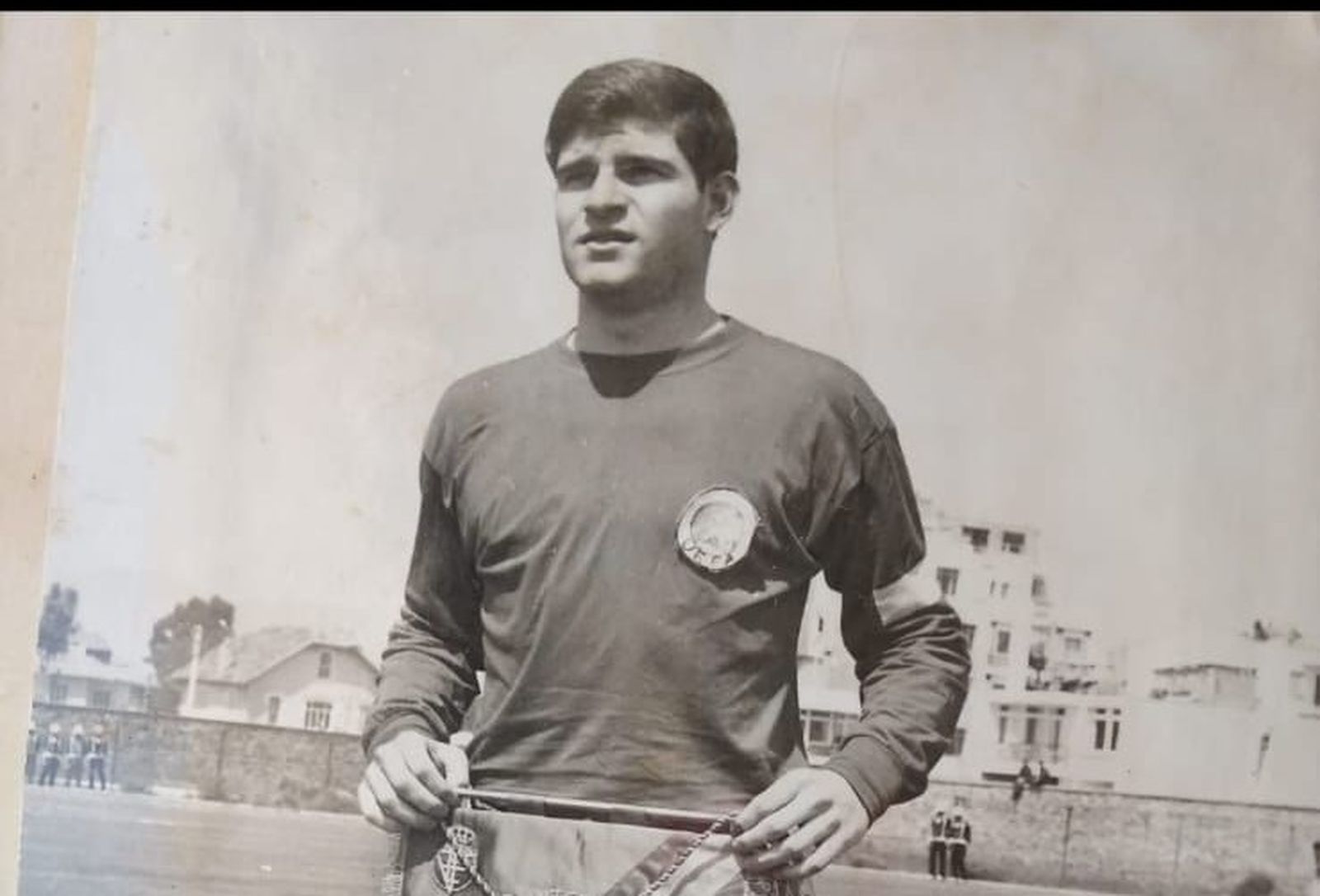 Victoriano Mena, en su etapa como jugador