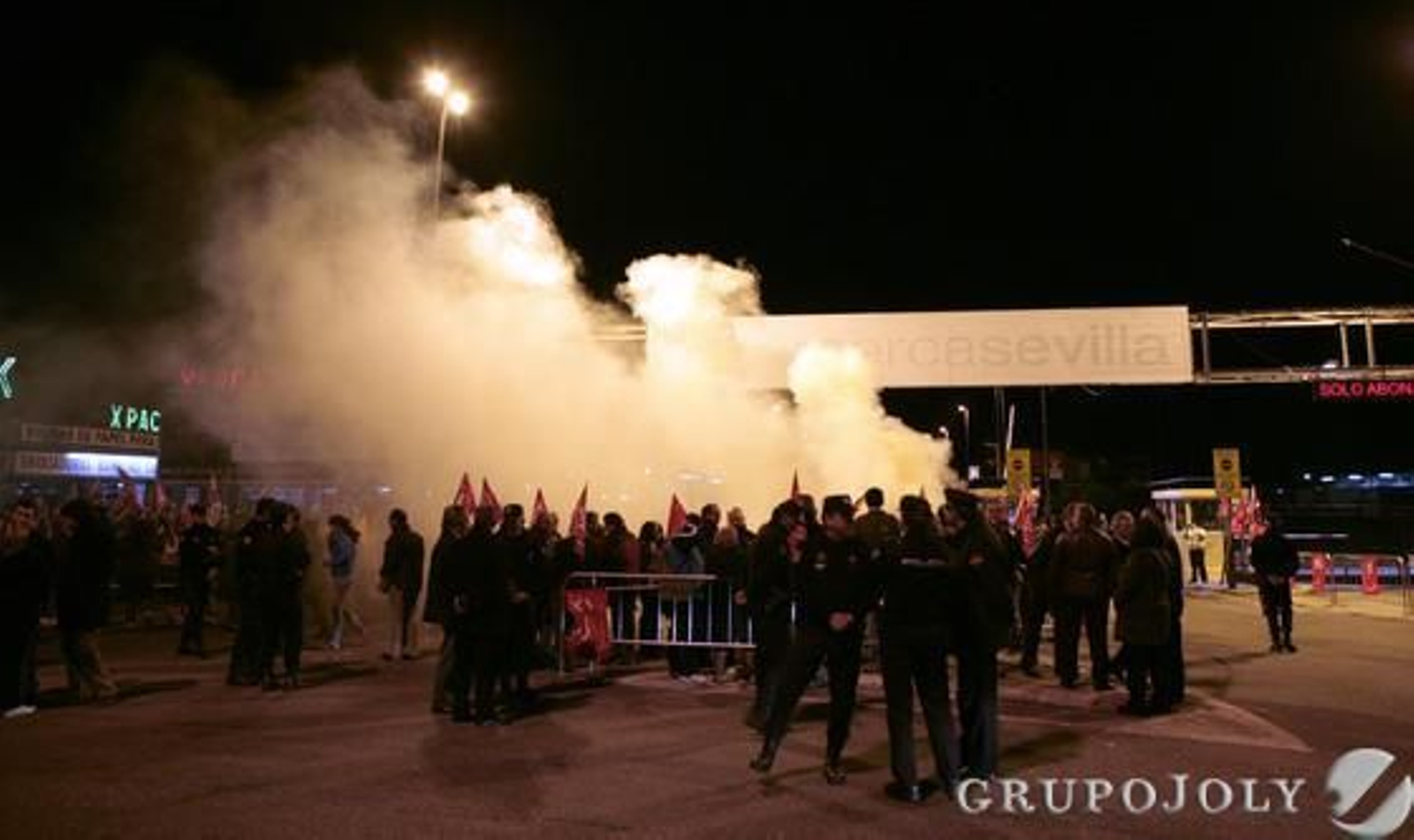 Huelga general en Mercasevilla. 

Foto: Juan Carlos Muñoz
