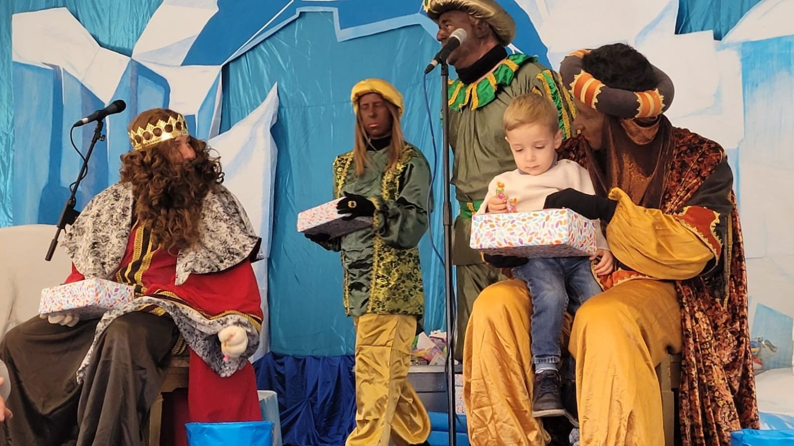 Los Reyes Magos en Puerto Moral.