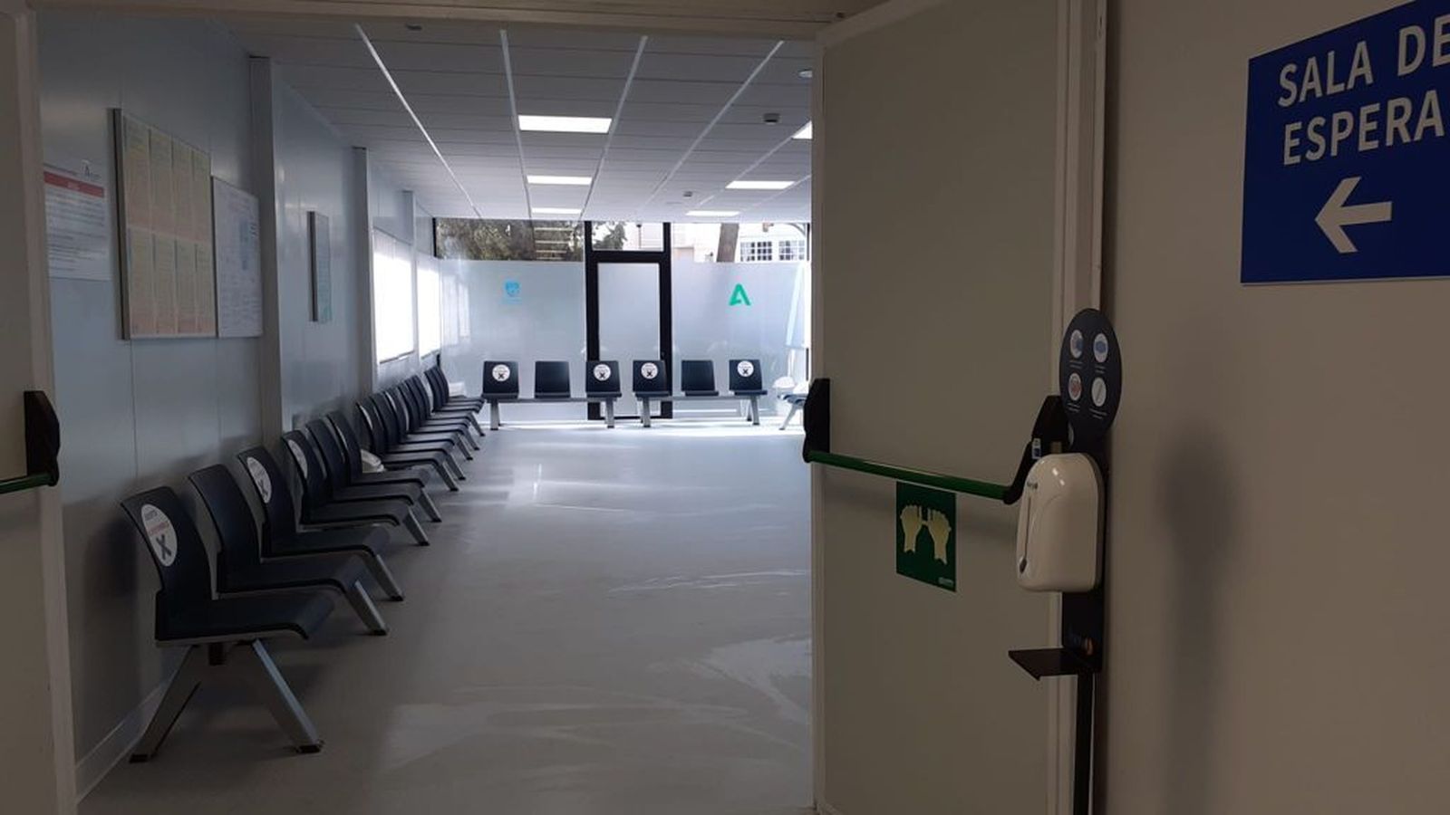 Interior de la nueva sala de espera de Urgencias.
