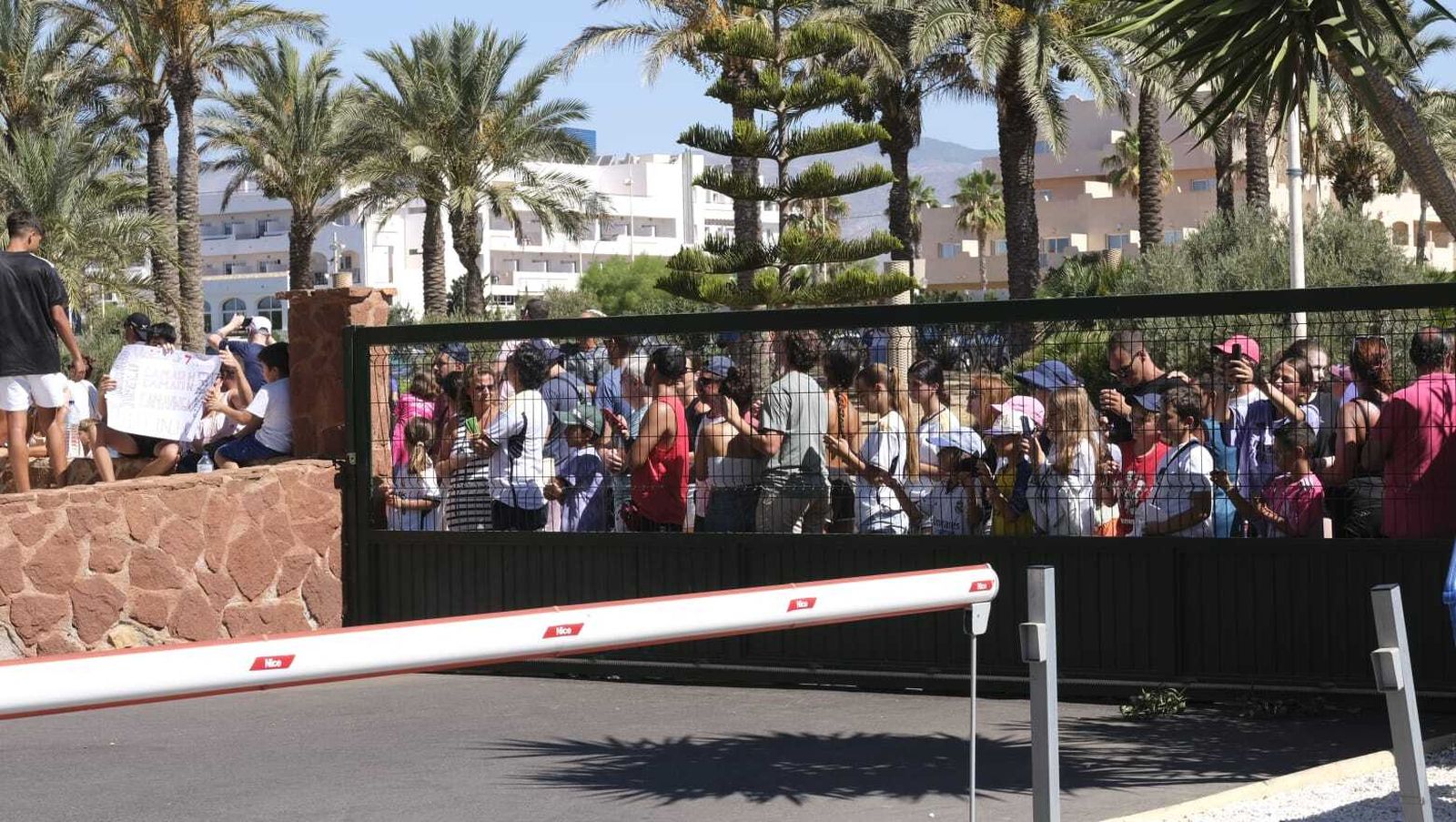 La llegada del Real Madrid a Almería en imágenes