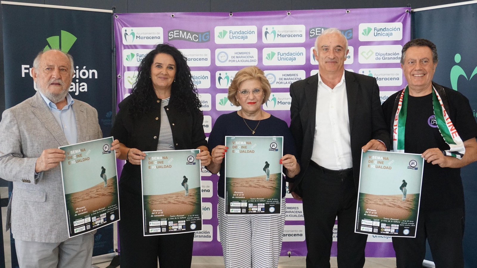 Imagen de la presentación de la Semana de Cine e Igualdad de Maracena 2025.