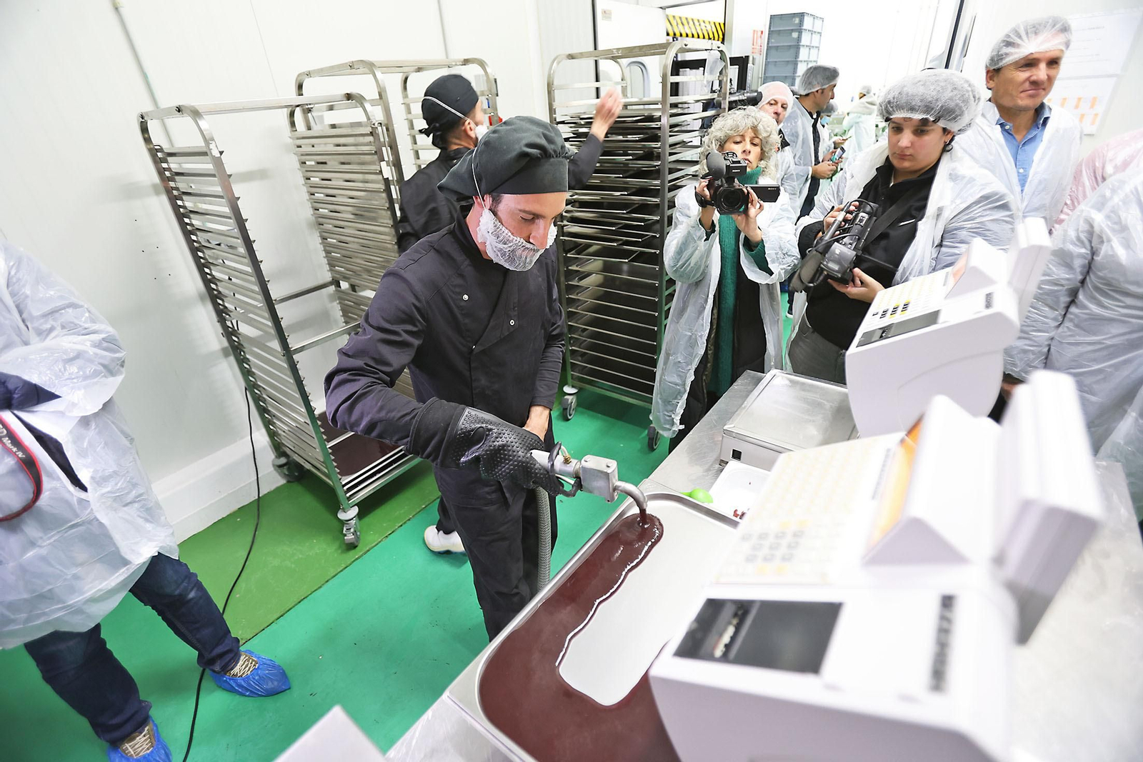 Imágenes de la visita a el Centro Innovador de Productos Agroalimentarios de la Cámara de Comercio de Huelva (Cidpa)