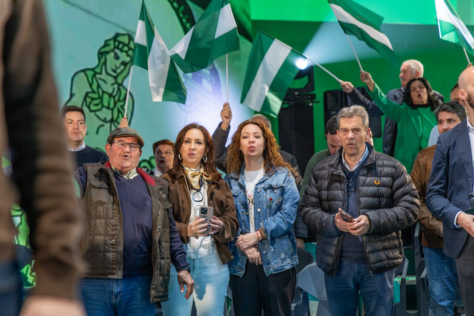 Acto en defensa de los servicios públicos para celebrar el 28F en Jaén