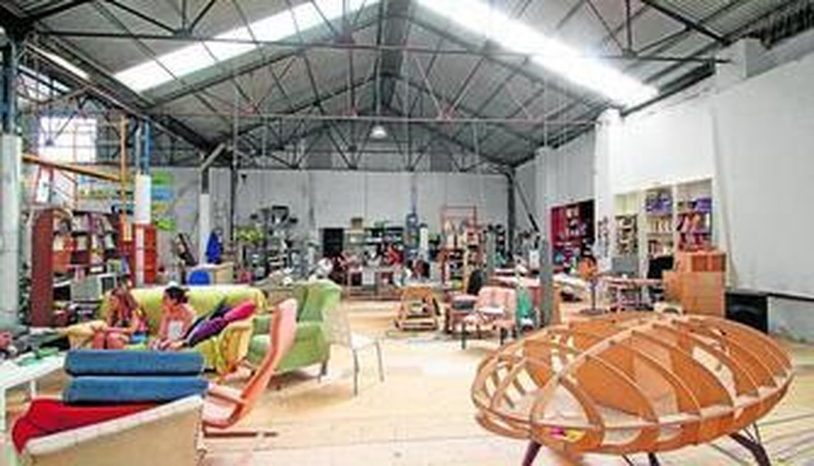 El 'coworking' Tramallol abrió en 2010 en el barrio de San Julián.