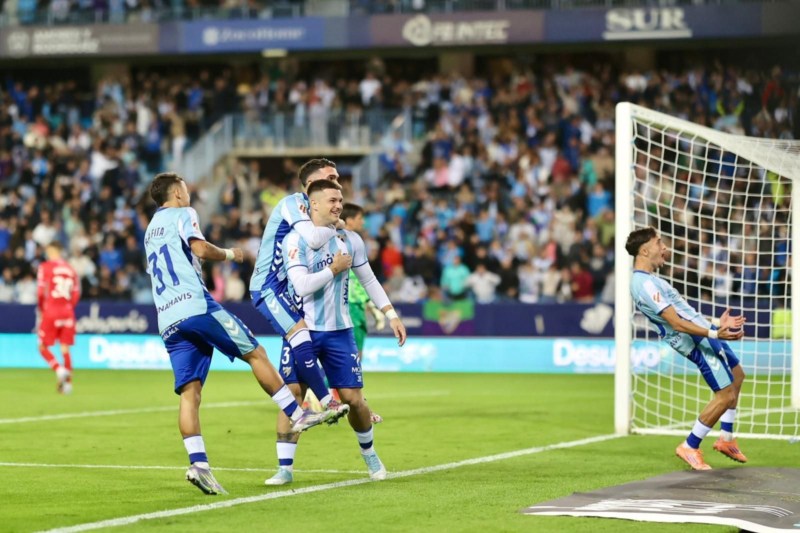 El Málaga CF-Córdoba, en fotos