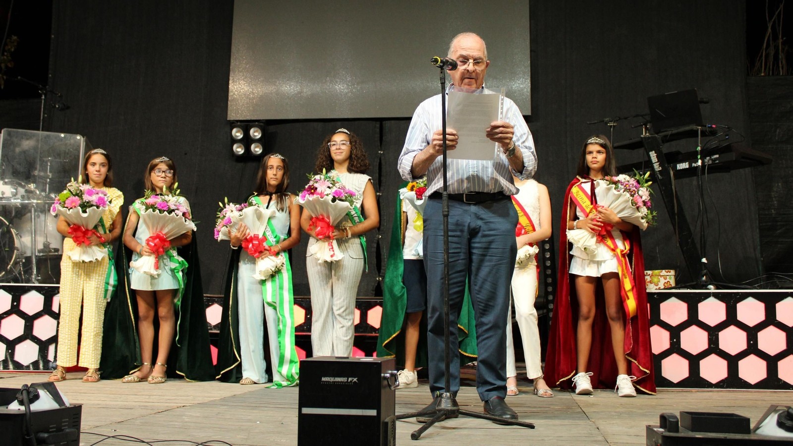 Momento del pregón.