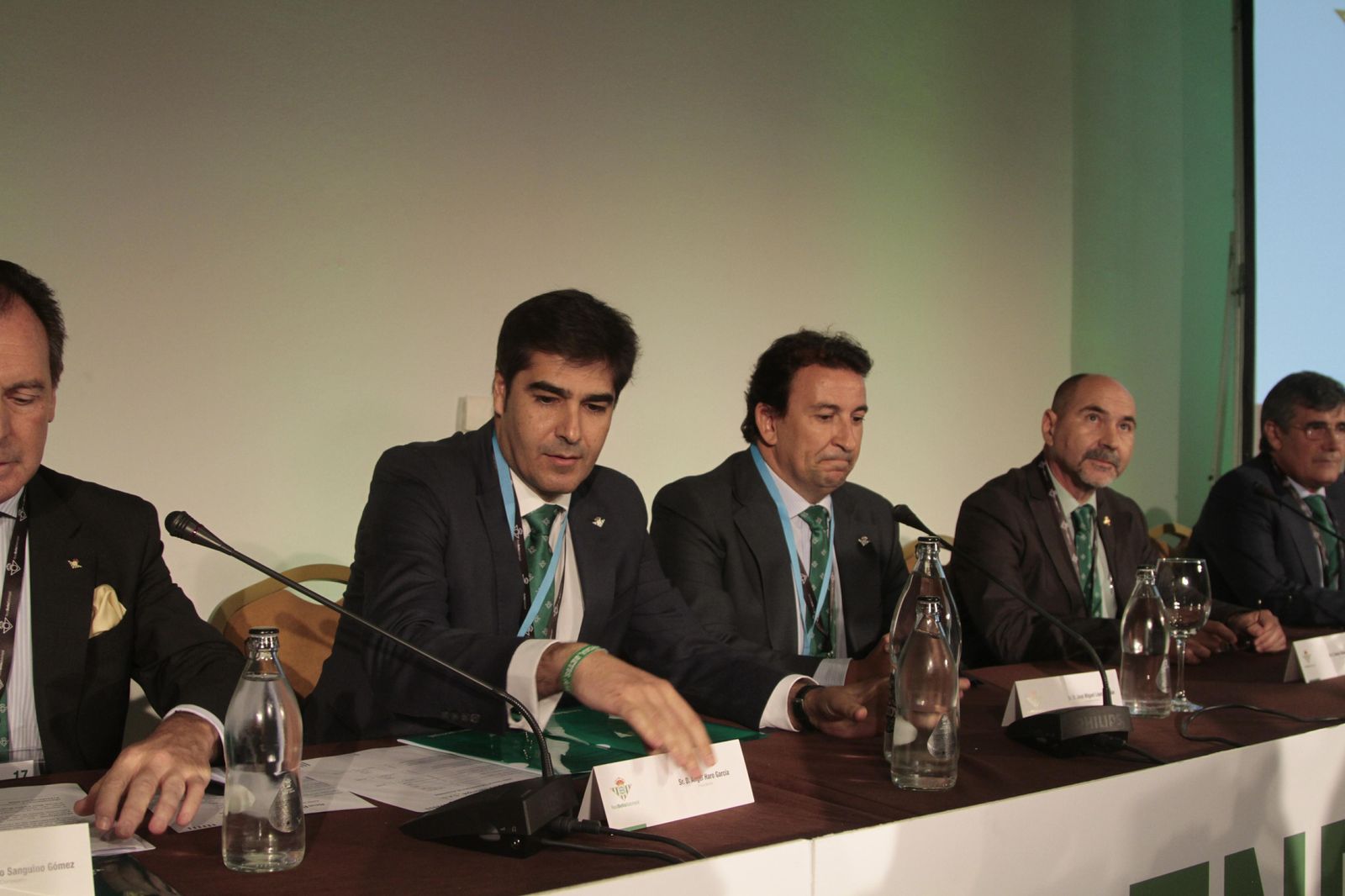 Ángel Haro, junto a López Catalán y Tomás Solano.
