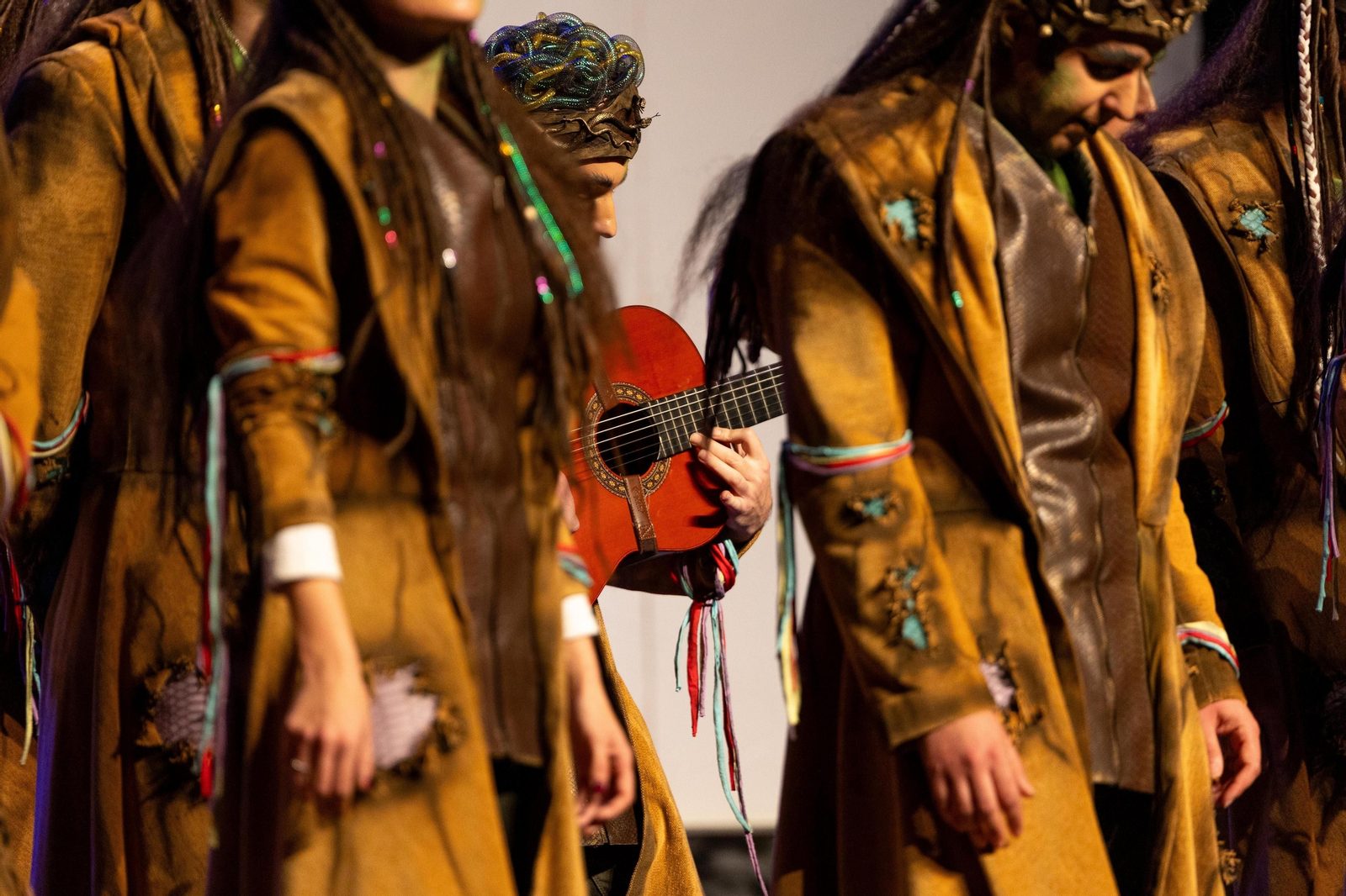 Imágenes de la actuación de la comparsa de Ayamonte "La Venenosa" en el Carnaval Colombino