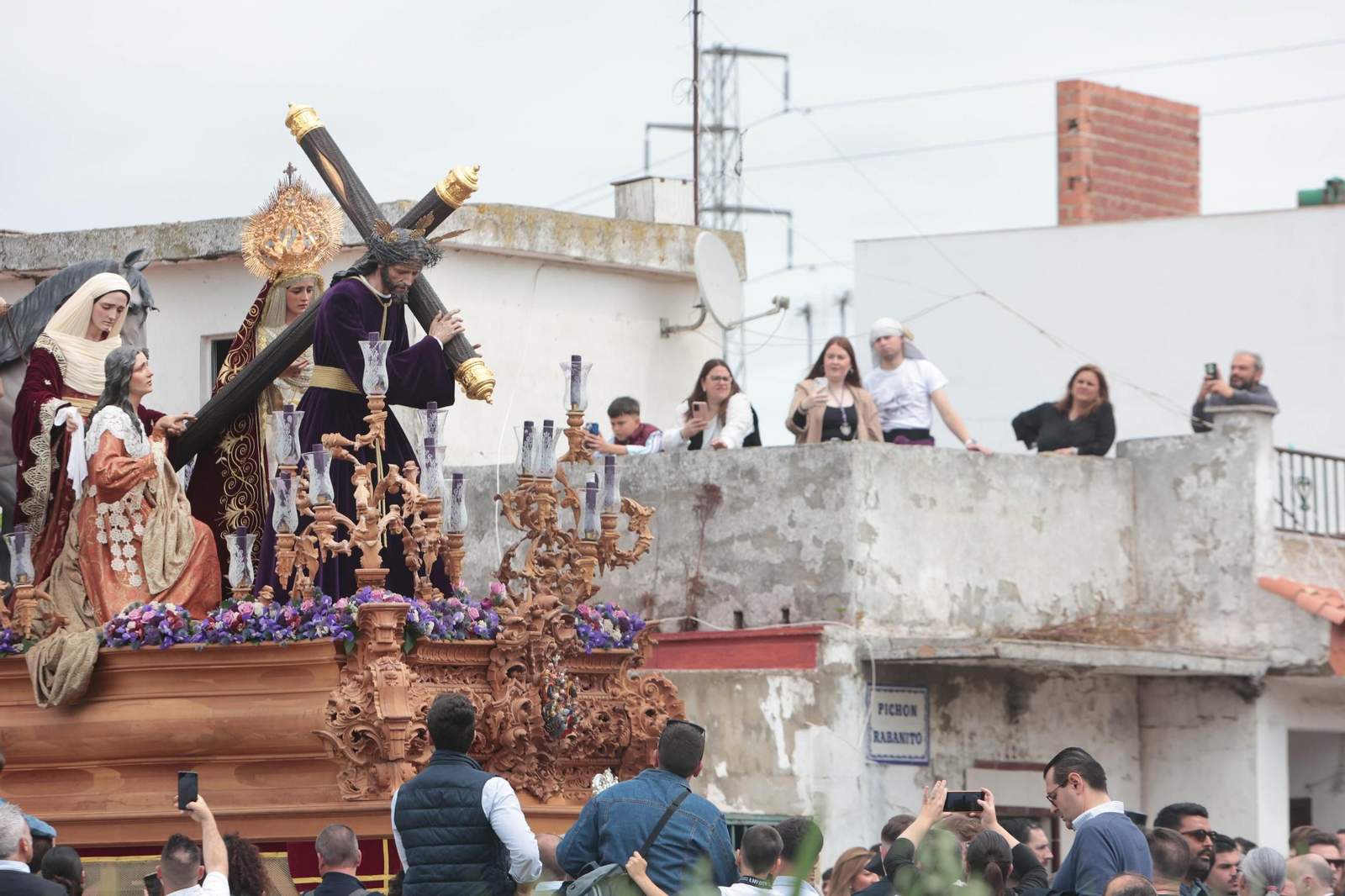 El misterio de la Entrega, saliendo de Guadalcacín.