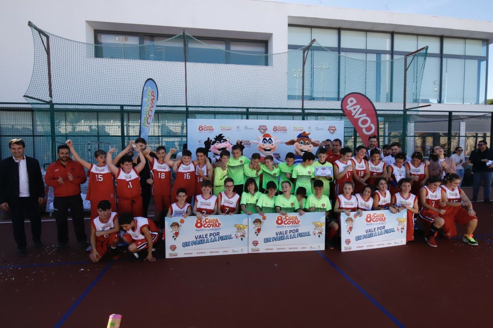 Los tres vencedores en La Palma: Nuevo Molino, Ciudad de Palos y Ciudad de Huelva.