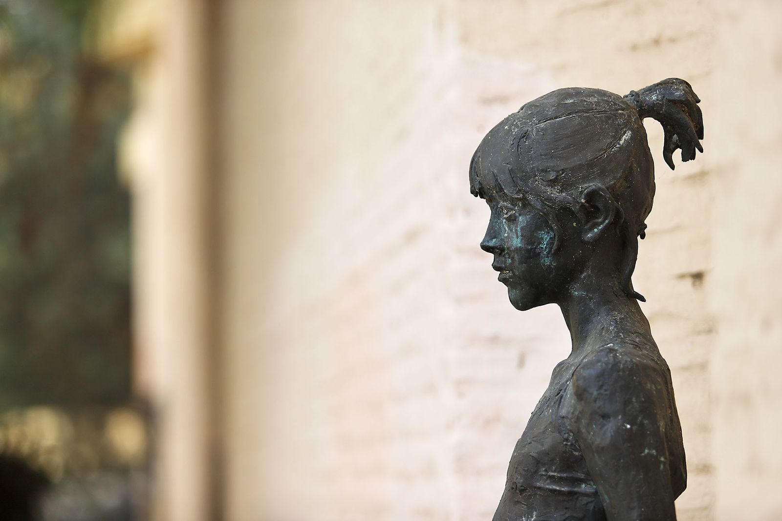 Imágenes del actual estado de las esculturas del museo al aire libre de Huelva