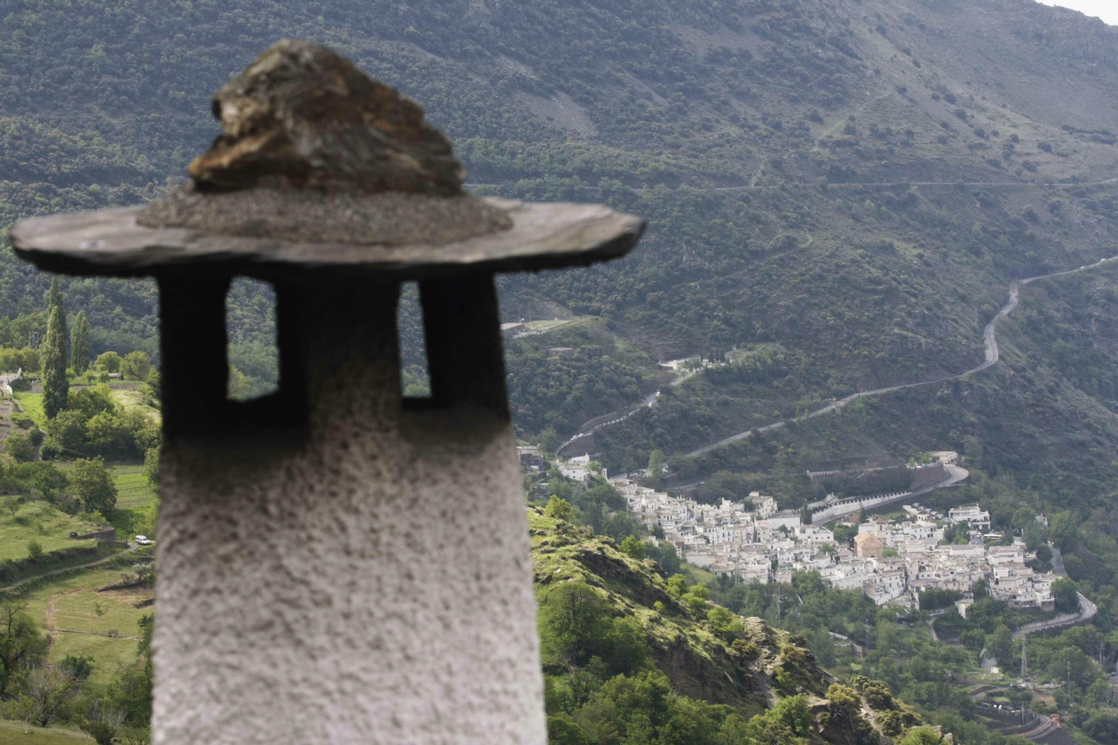 Vista de Pampaneira, el municipio de la Alpujarra