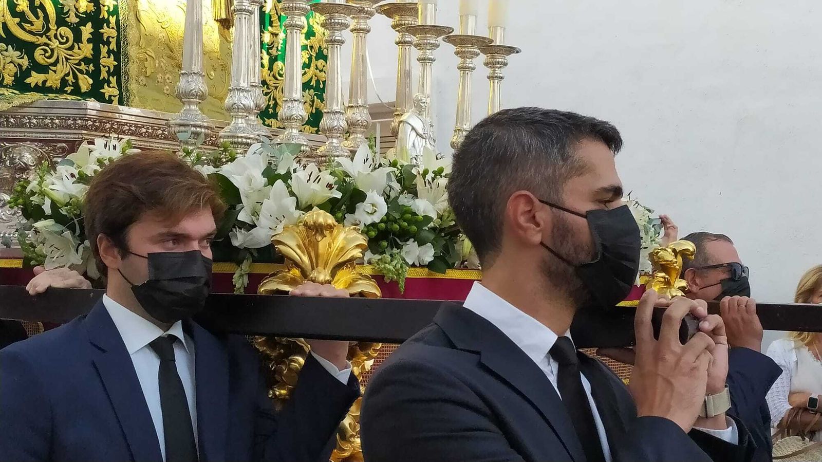 Rosario del Huerto, el primer acto de culto externo en 18 meses de pandemia