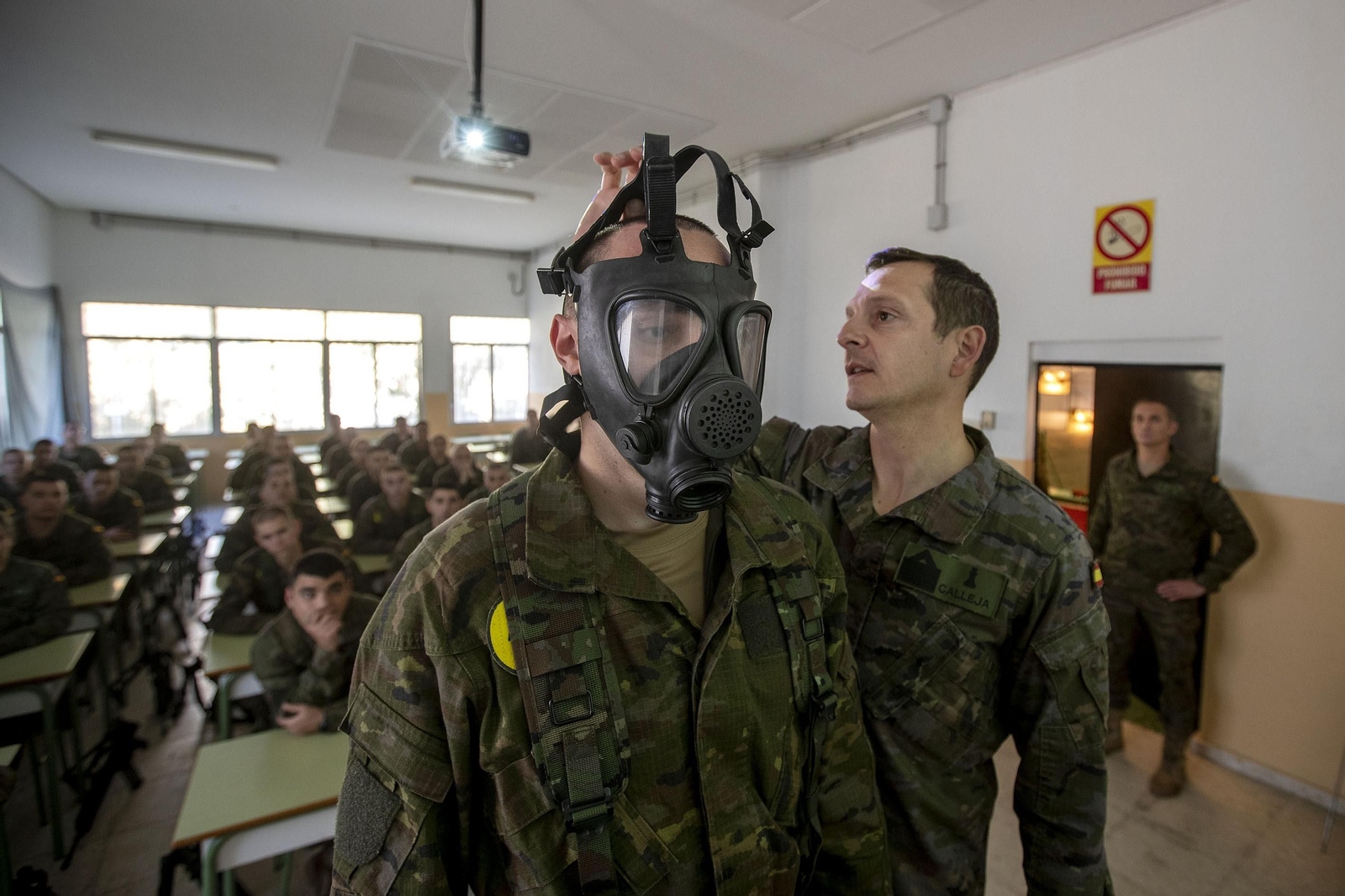 Un día de instrucción, en imágenes