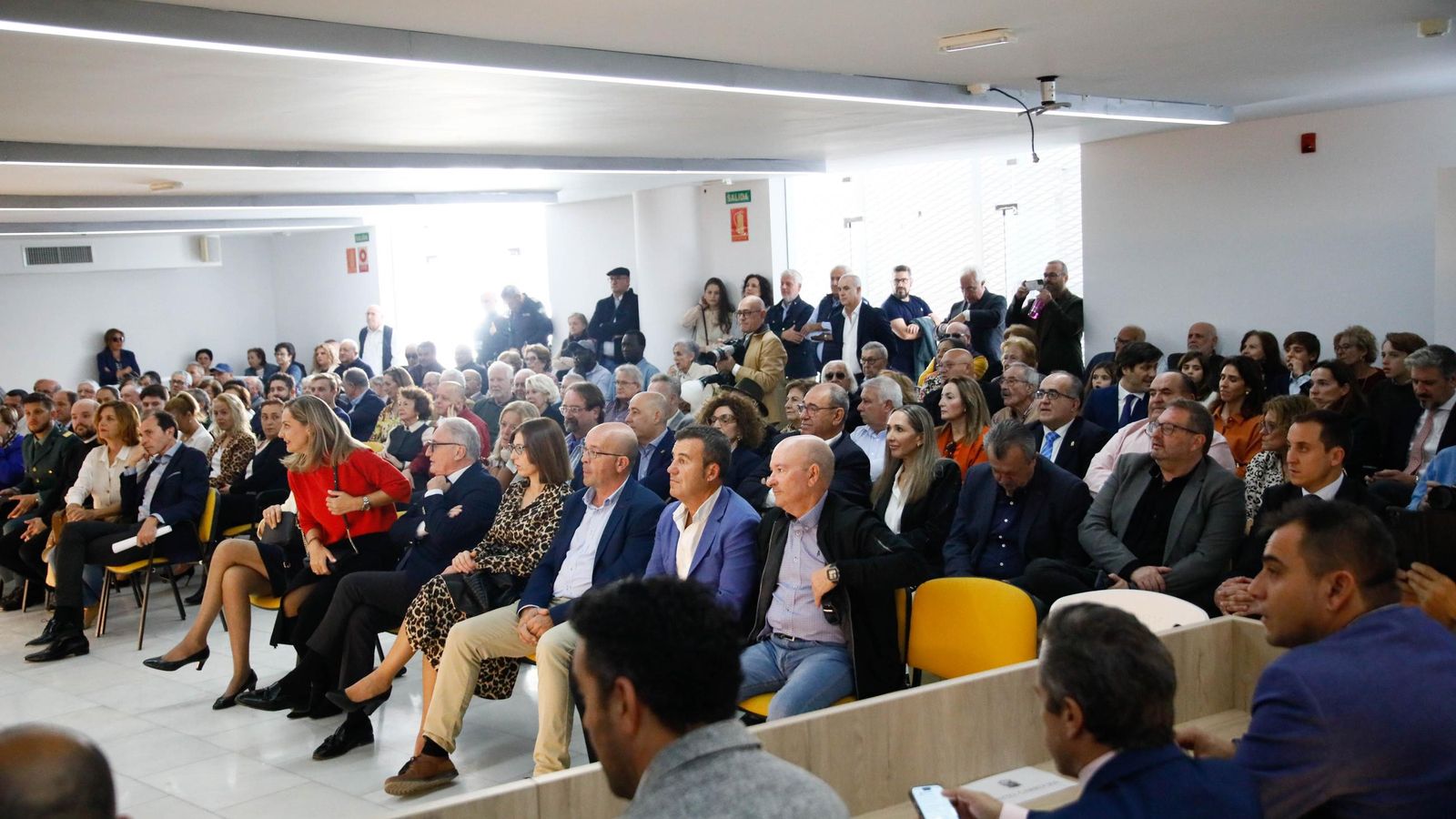 Salón de Plenos de Garrucha durante el acto.
