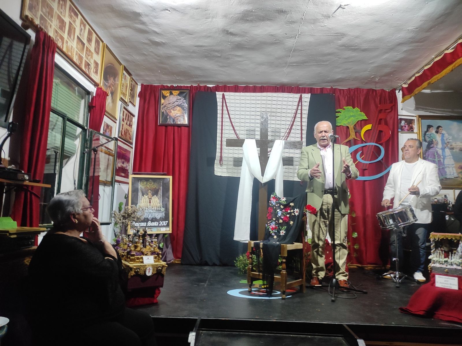 Exaltación a la saeta de la PEña Flamenca en 2023