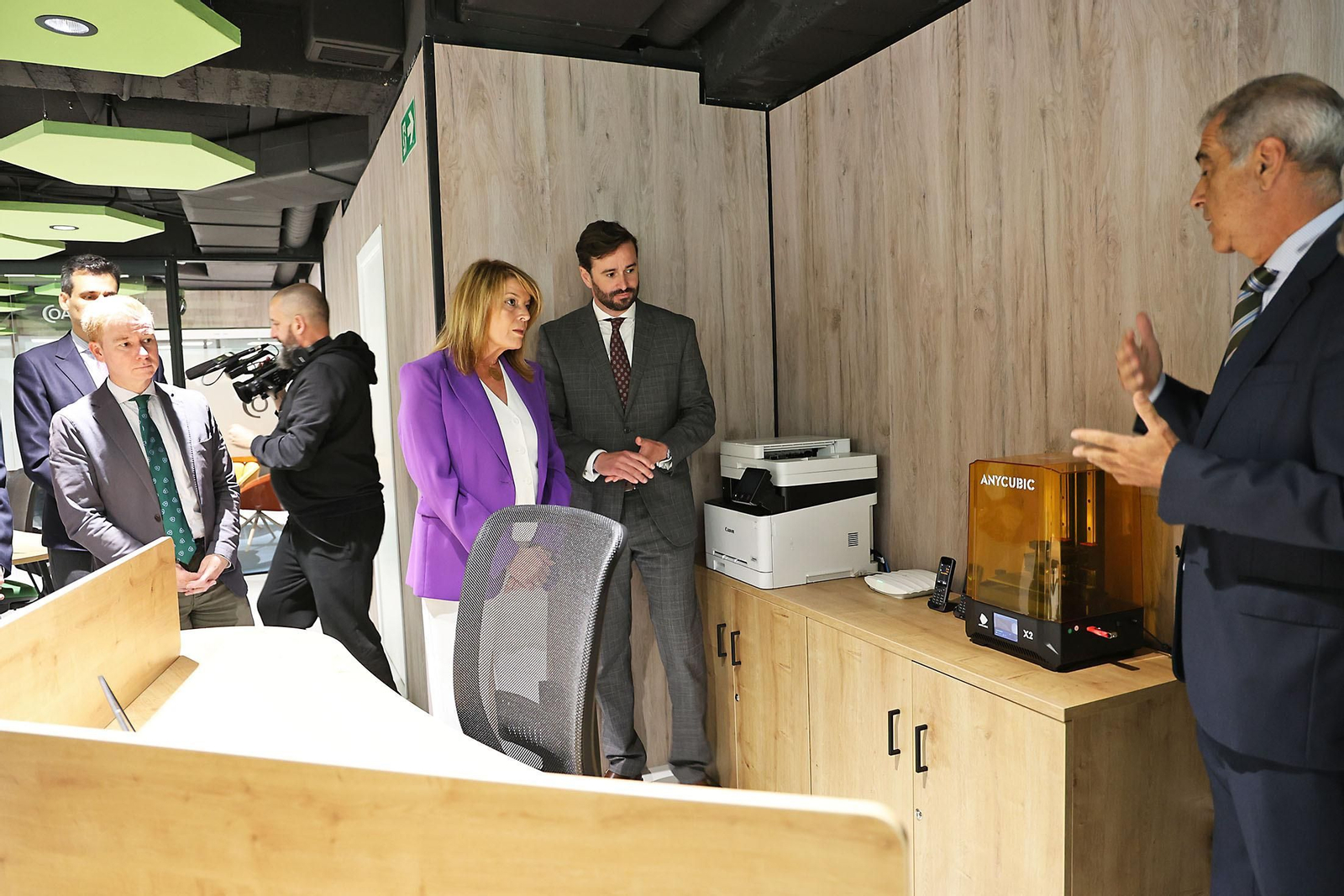 Imágenes de la inauguración del coworking digital 'La Nao'.