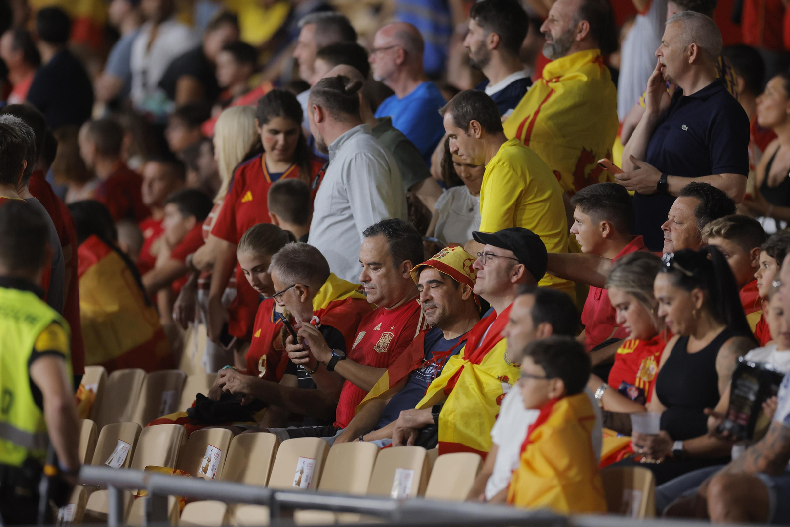 Búscate en las fotos del España-Escocia