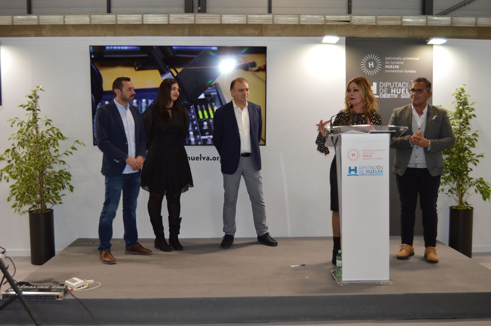 Un momento de la presentación de San Juan del Puerto en Fitur.