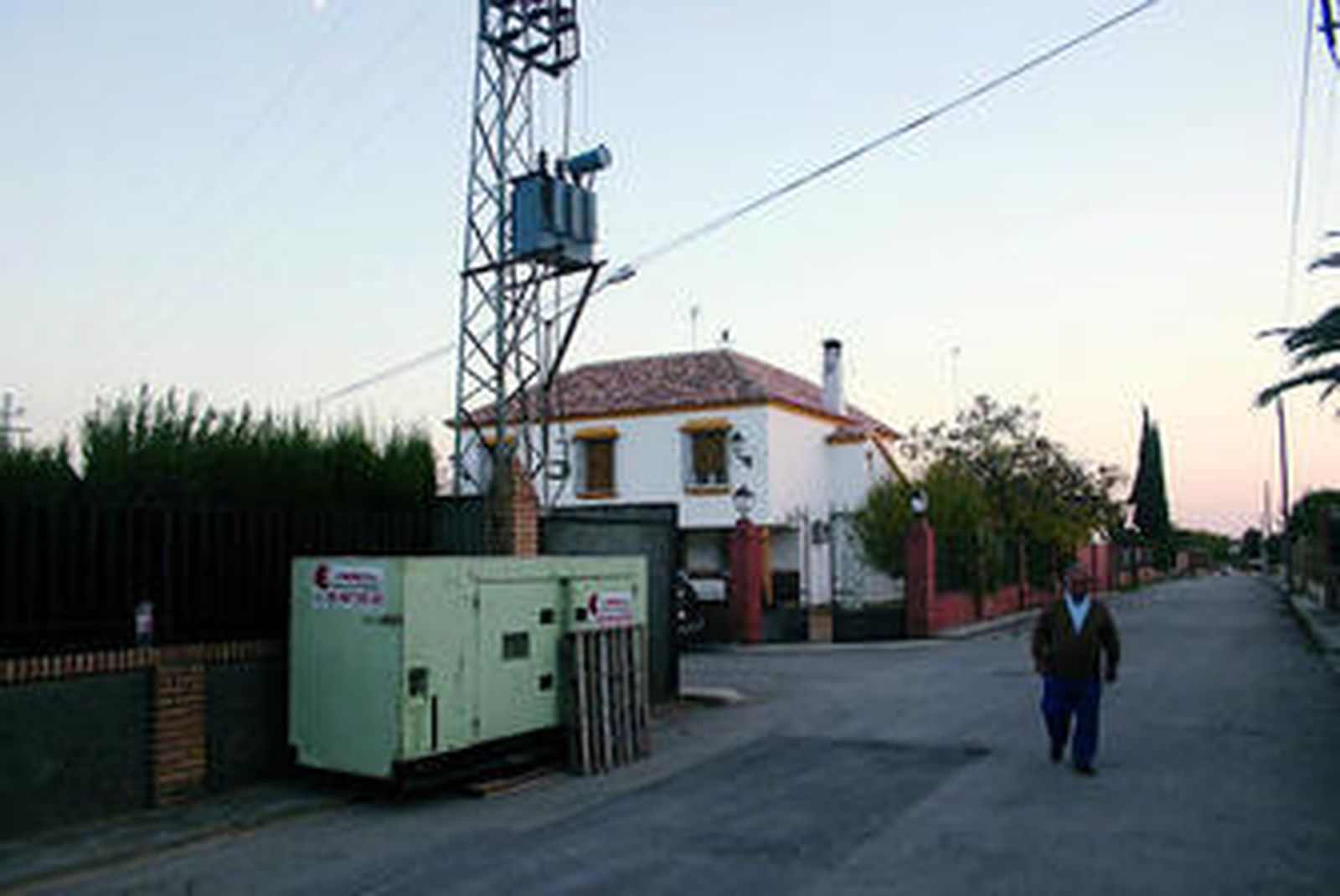 Instalación de Endesa en una zona de la ciudad montillana.