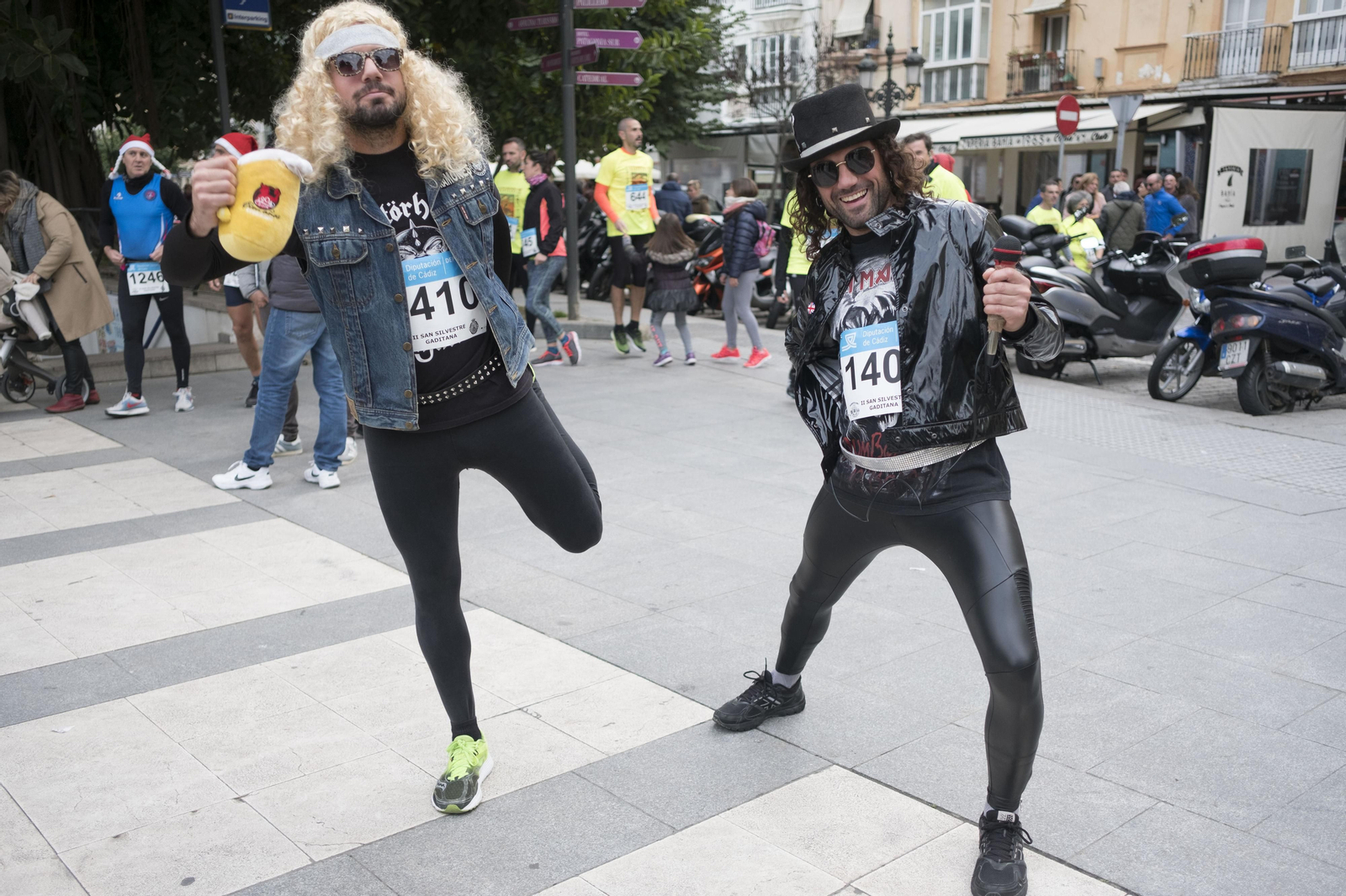 Las imágenes de la segunda edición de la San Silvestre gaditana