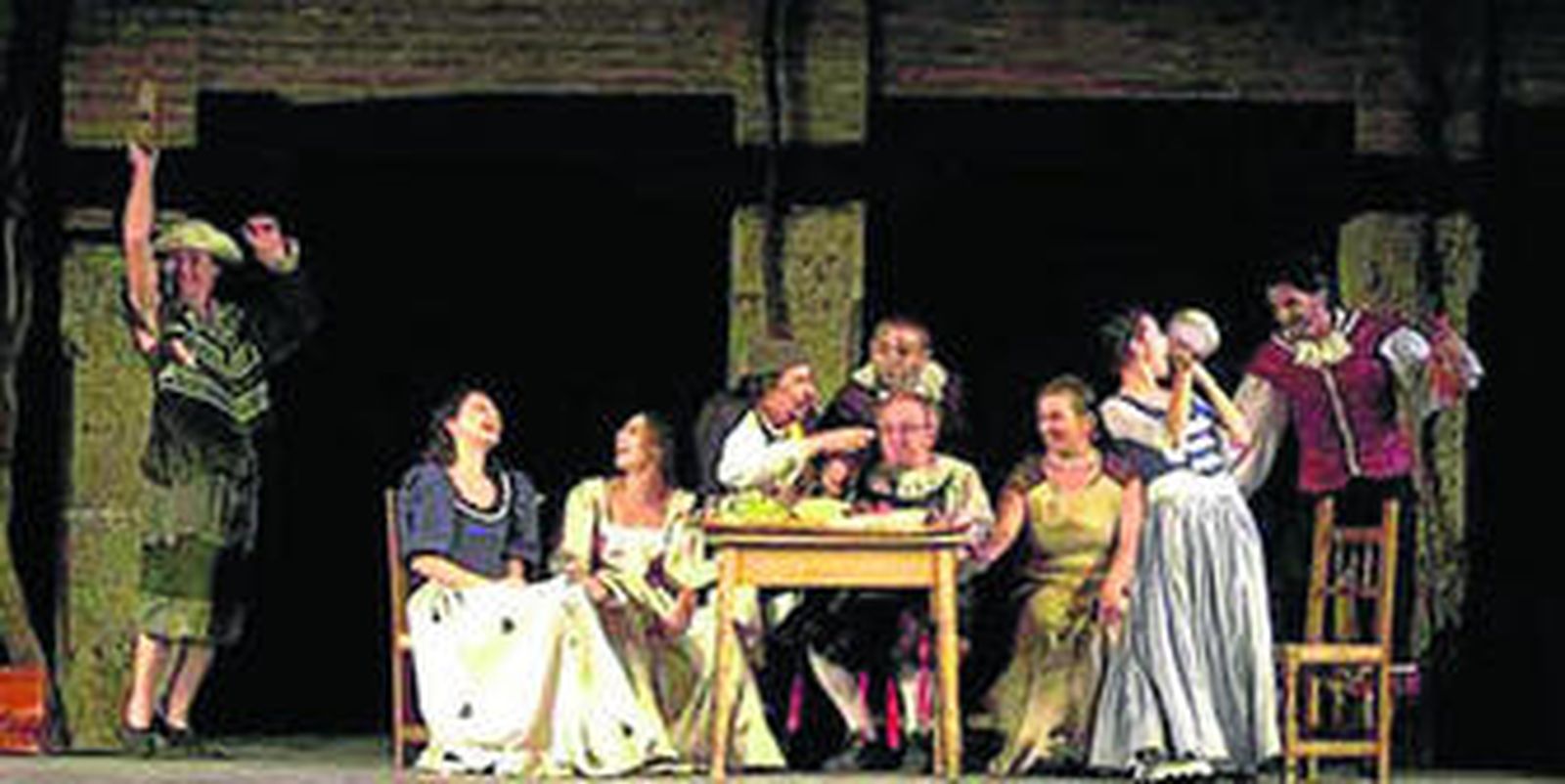 Un momento de 'El viejo celoso'.