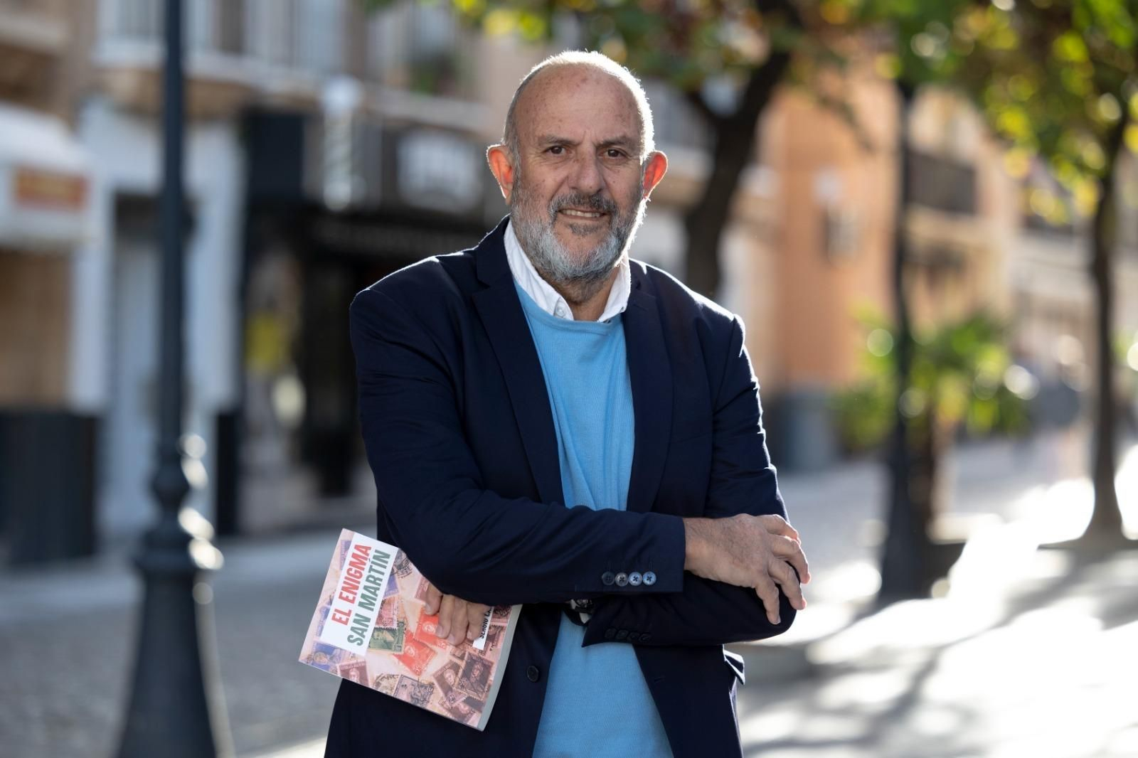 El autor Sergio Capozzi, ayer en Cádiz.