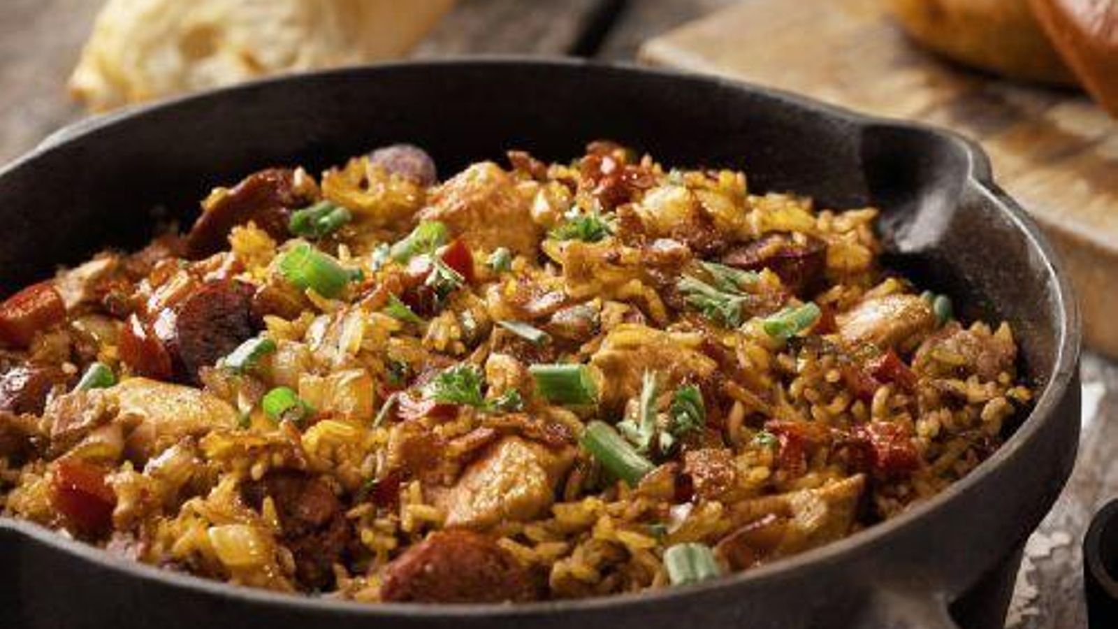 Arroz con costilla, setas y castañas.