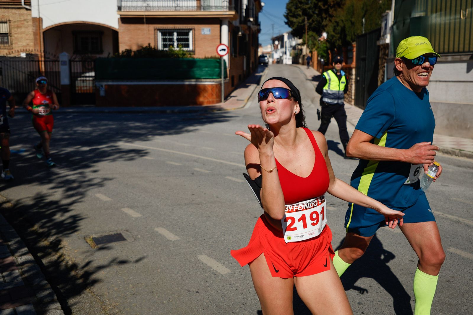Encuéntrate en el inicio en Albolote del Gran Premio de Fondo de la Diputación
